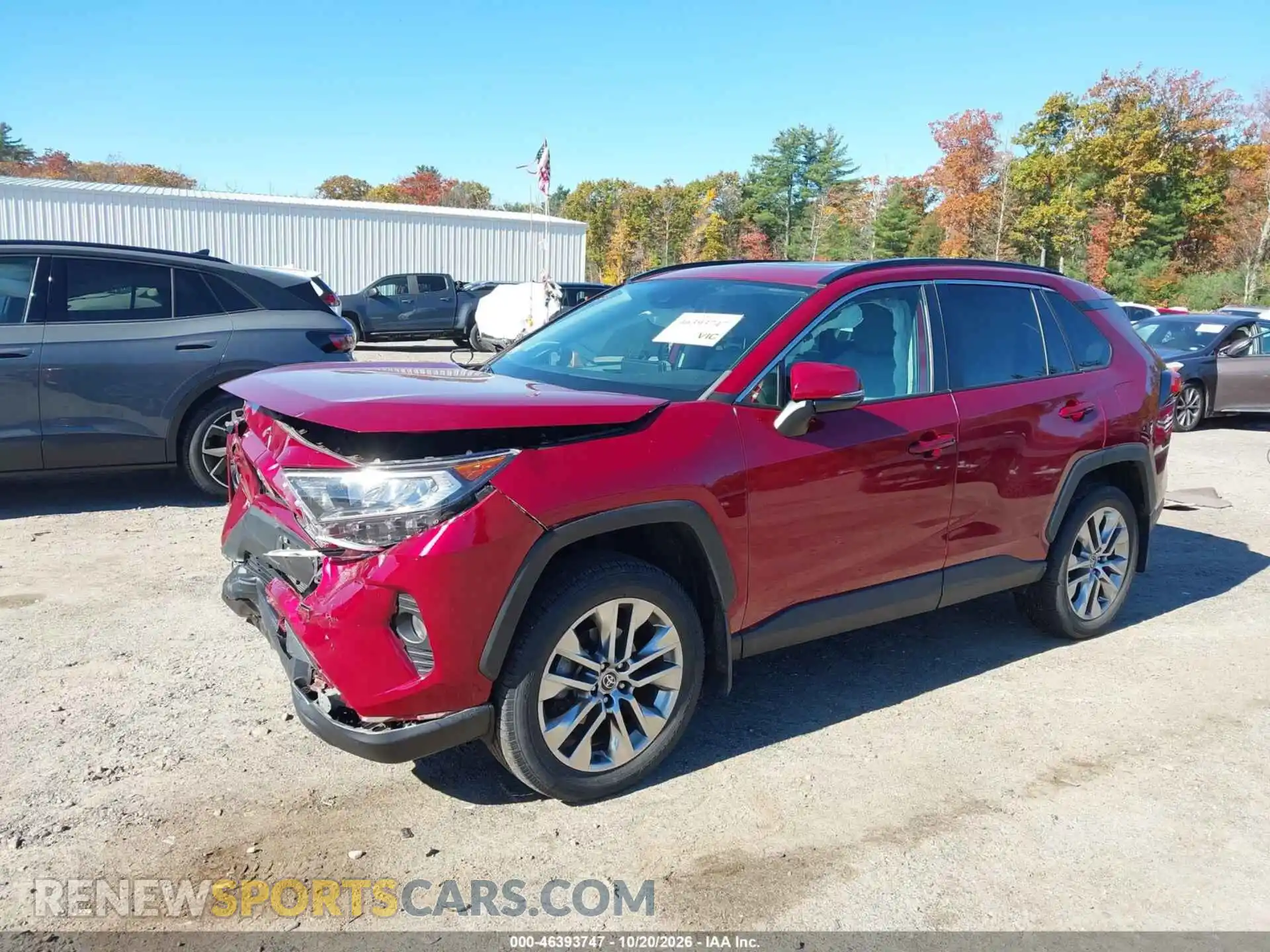 2 Фотография поврежденного автомобиля 2T3A1RFV3MW233610 TOYOTA RAV4 2021