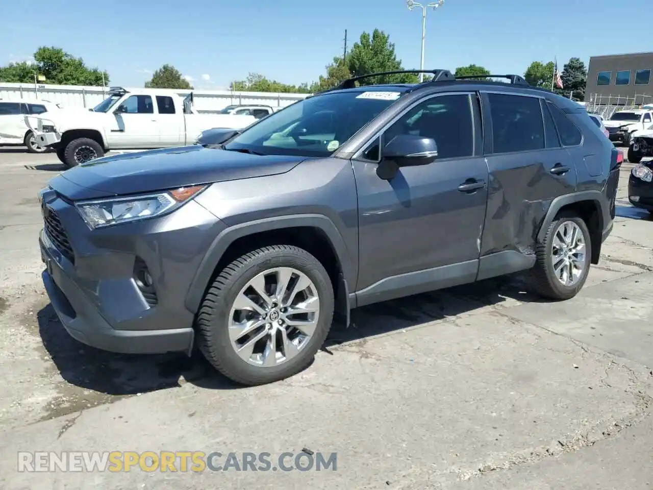 1 Photograph of a damaged car 2T3A1RFV4MC253947 TOYOTA RAV4 2021