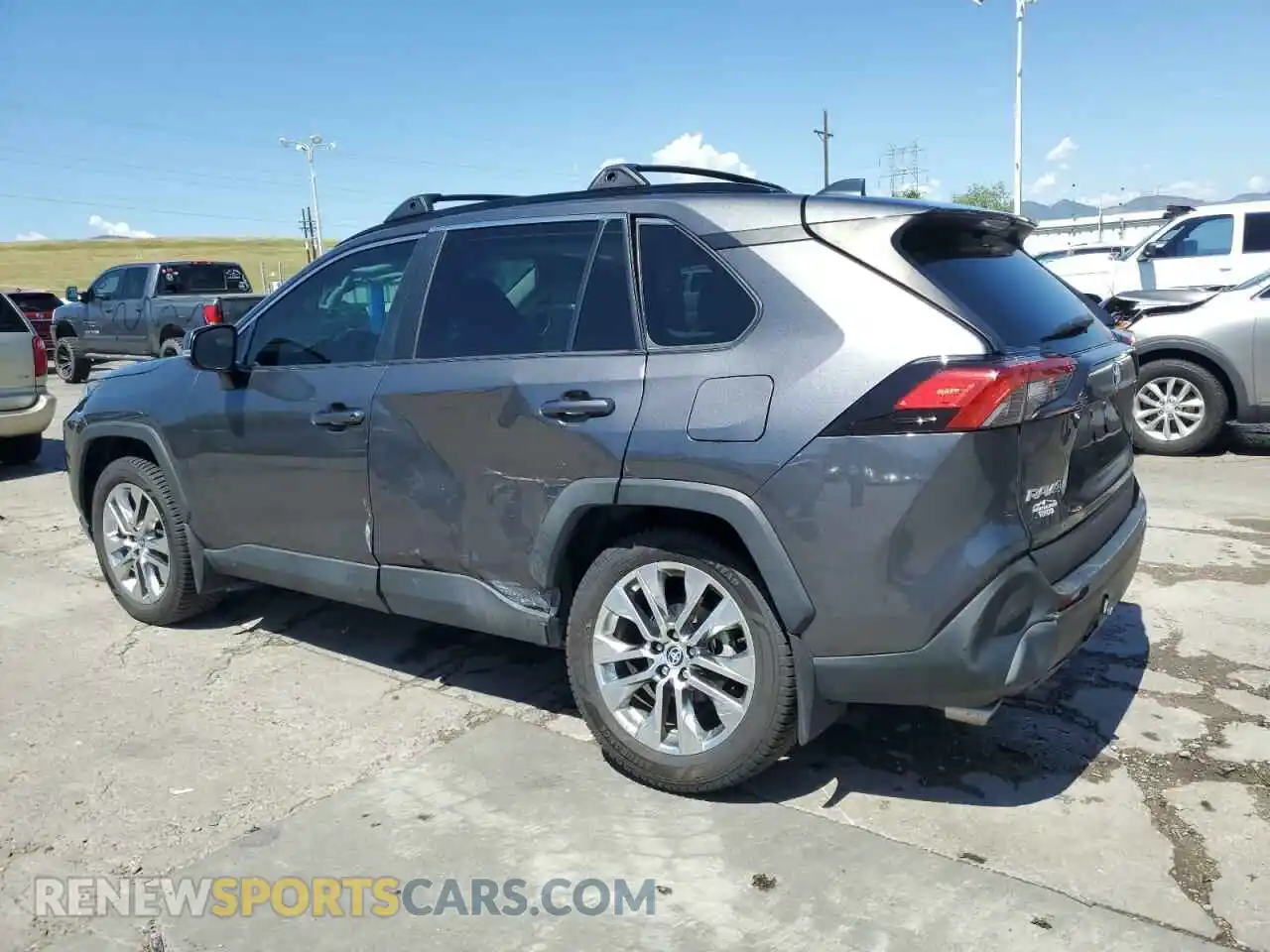 2 Photograph of a damaged car 2T3A1RFV4MC253947 TOYOTA RAV4 2021