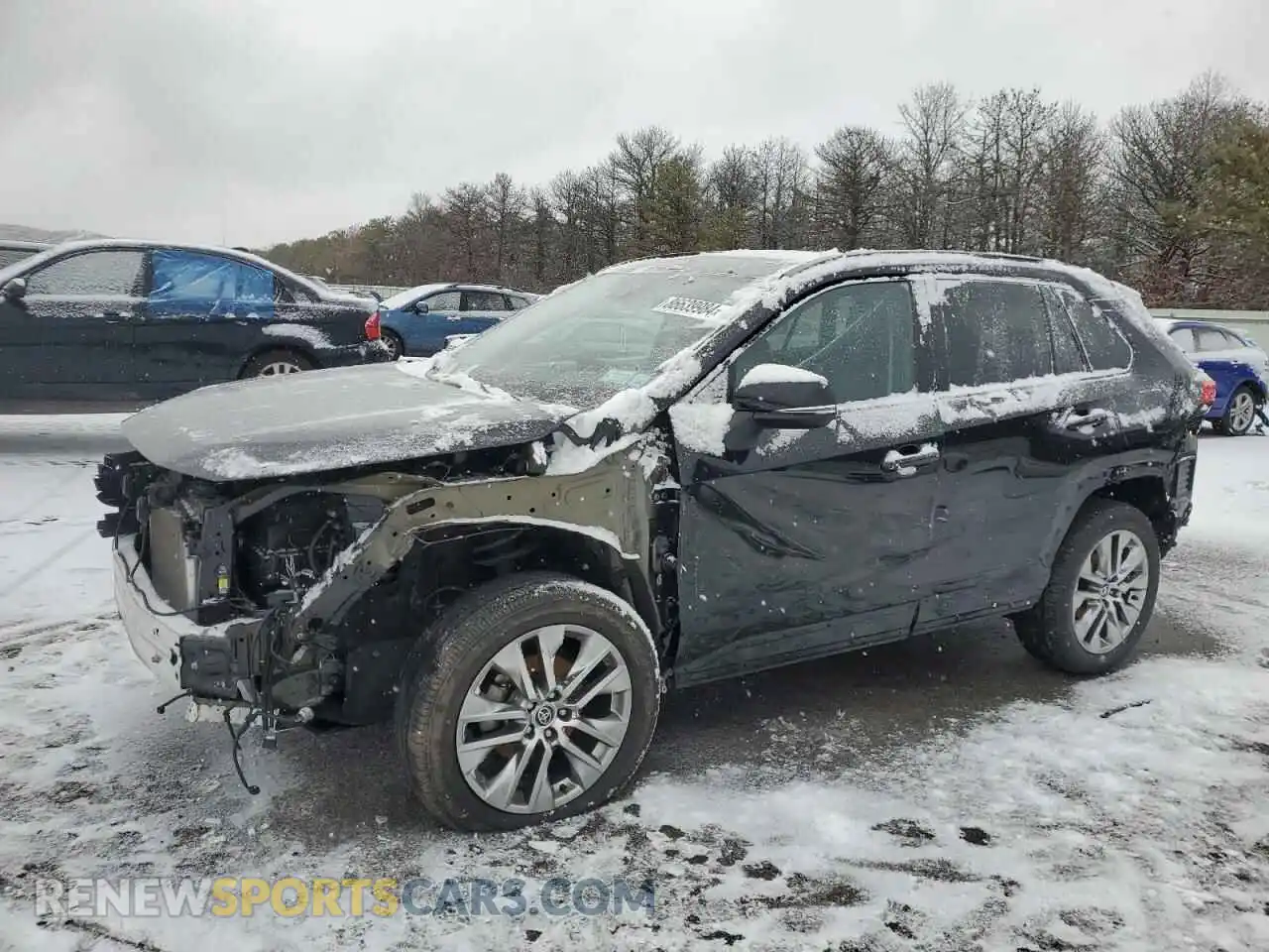 1 Photograph of a damaged car 2T3A1RFV4MW169075 TOYOTA RAV4 2021