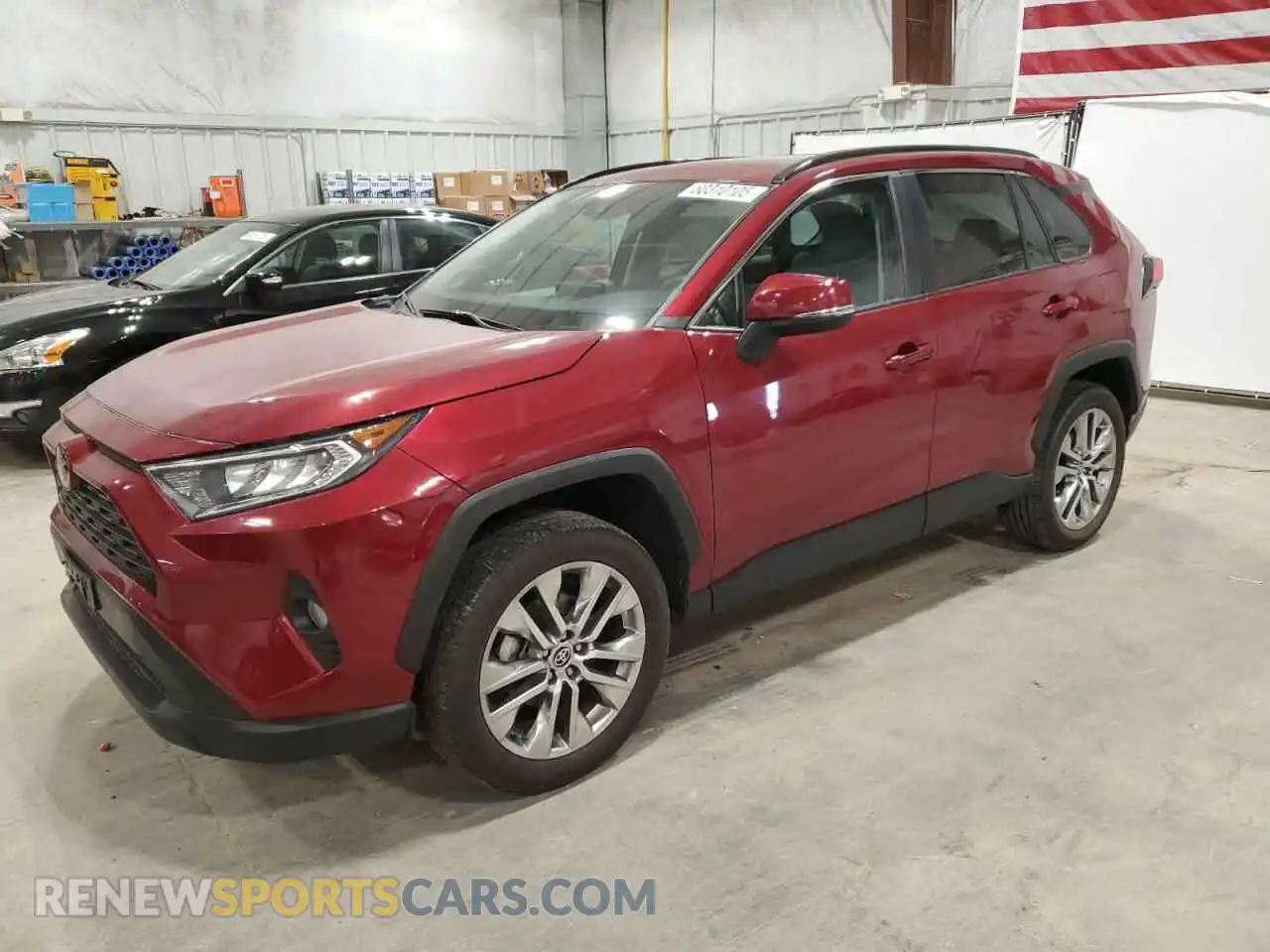 1 Photograph of a damaged car 2T3A1RFV4MW177385 TOYOTA RAV4 2021
