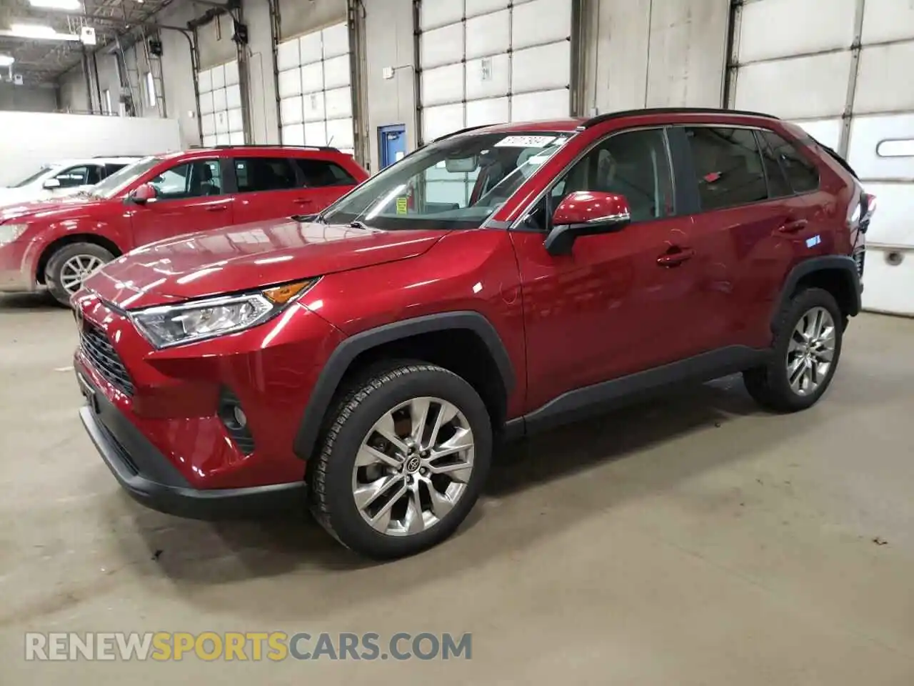 1 Photograph of a damaged car 2T3A1RFV4MW179167 TOYOTA RAV4 2021