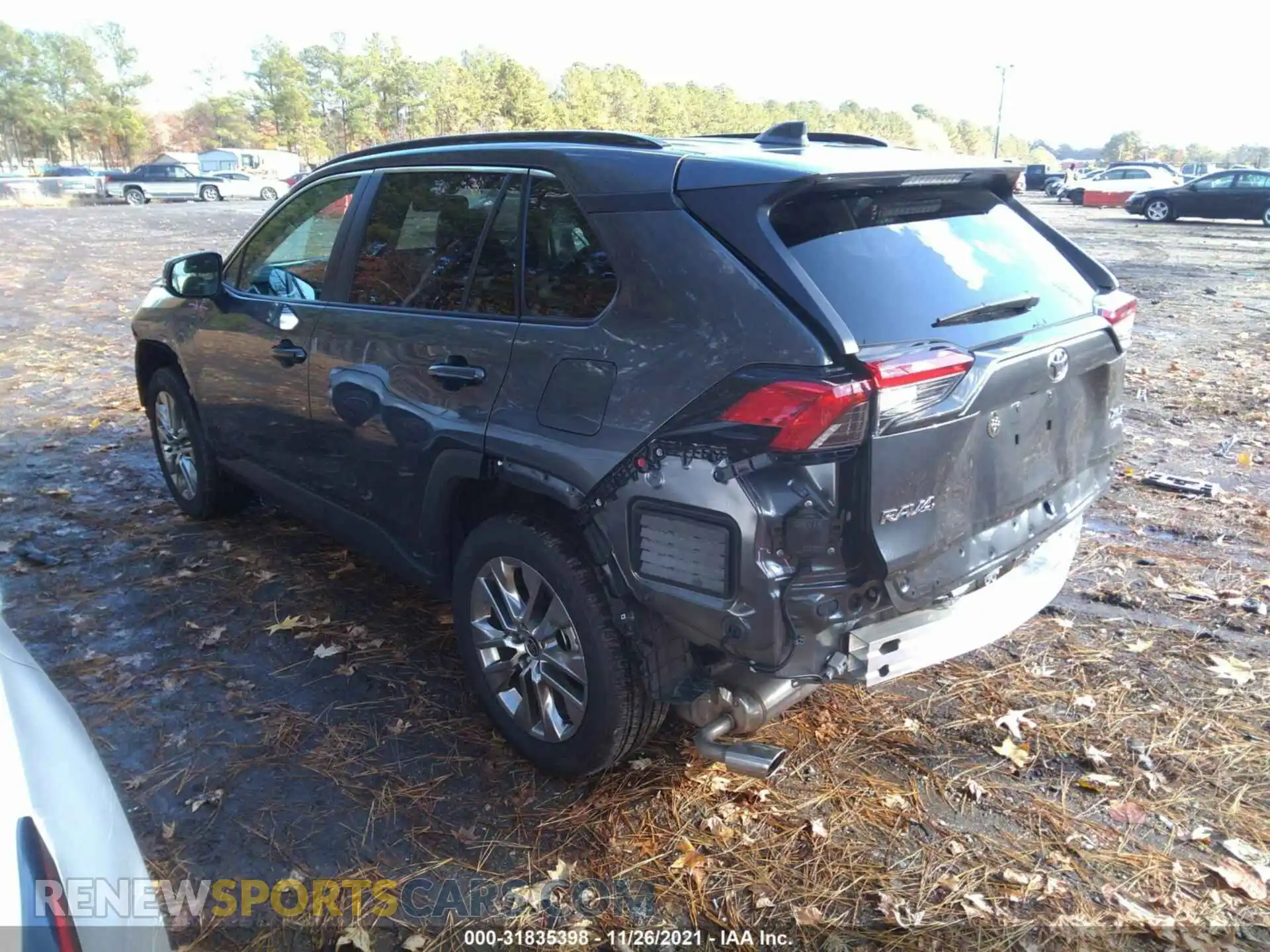 3 fotografías del automóvil dañado 2T3A1RFV4MW209686 TOYOTA RAV4 2021