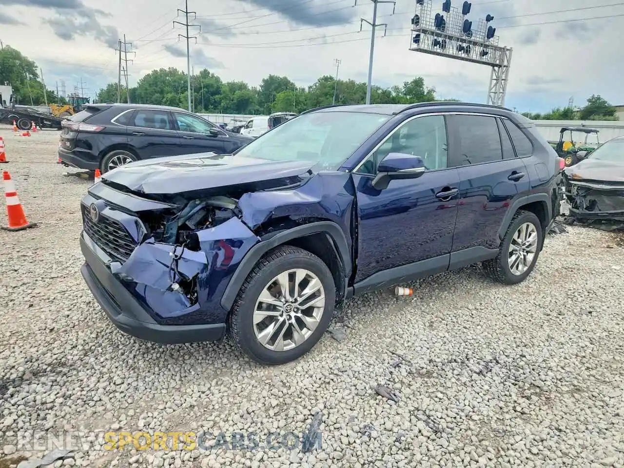 1 fotografías del automóvil dañado 2T3A1RFV5MW215013 TOYOTA RAV4 2021