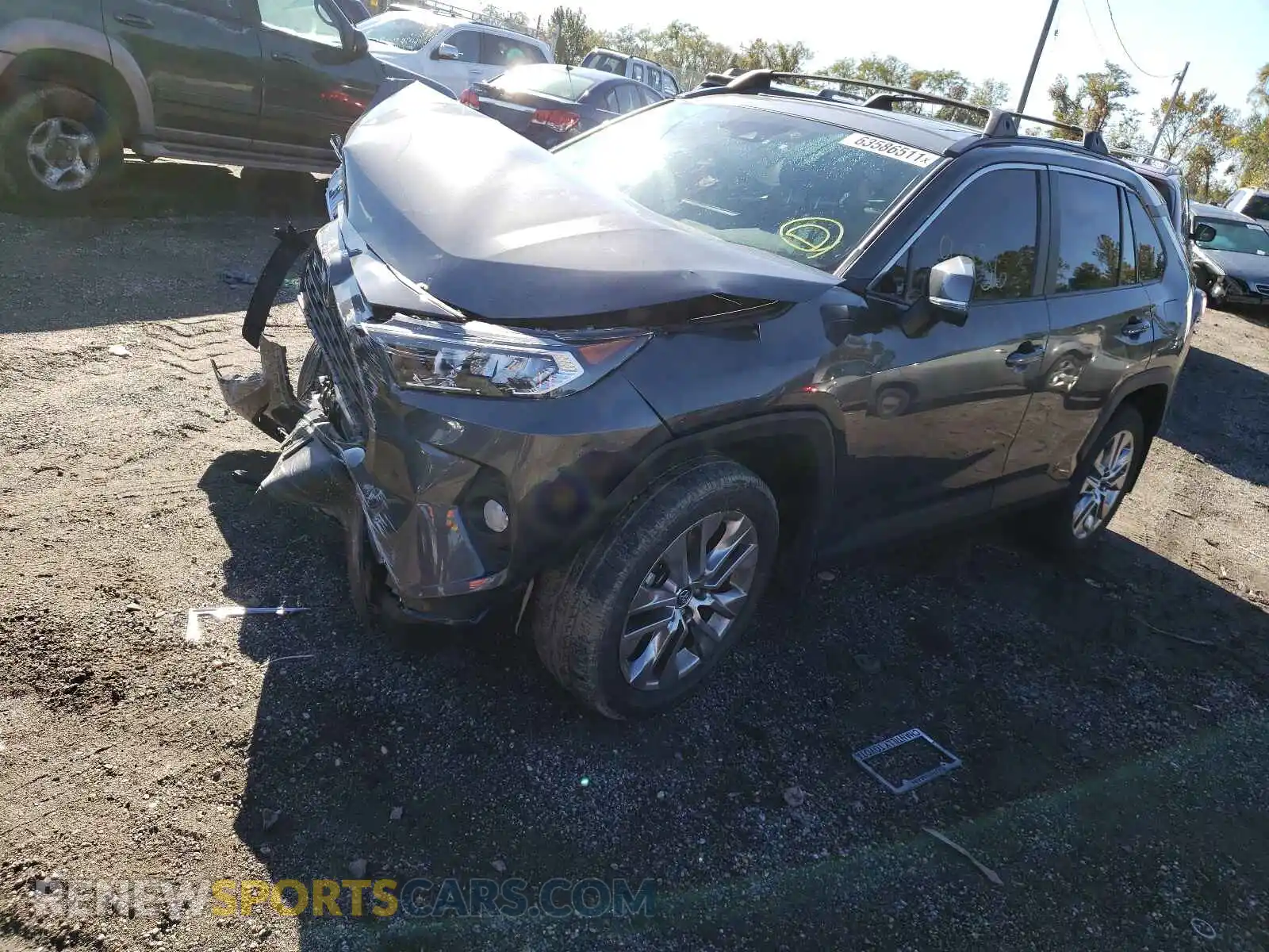 2 Photograph of a damaged car 2T3A1RFV6MW159437 TOYOTA RAV4 2021