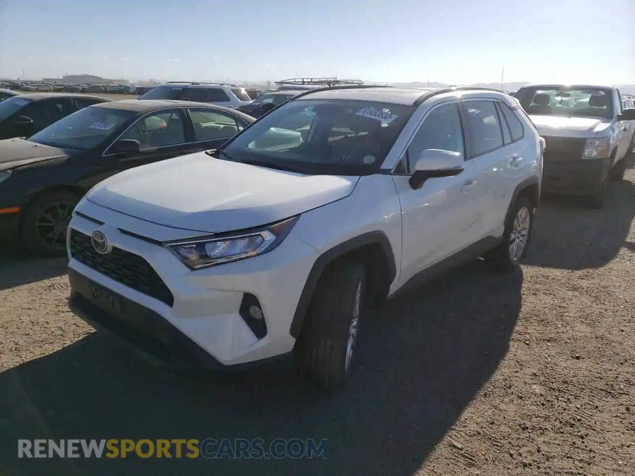 2 Photograph of a damaged car 2T3A1RFV6MW165741 TOYOTA RAV4 2021