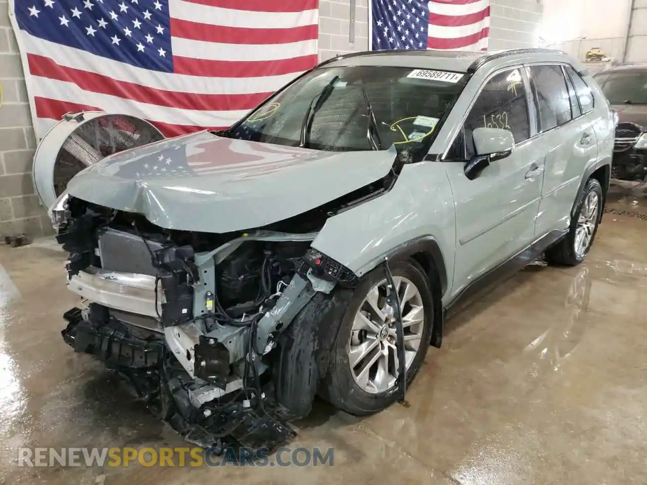 2 fotografías del automóvil dañado 2T3A1RFV6MW185116 TOYOTA RAV4 2021