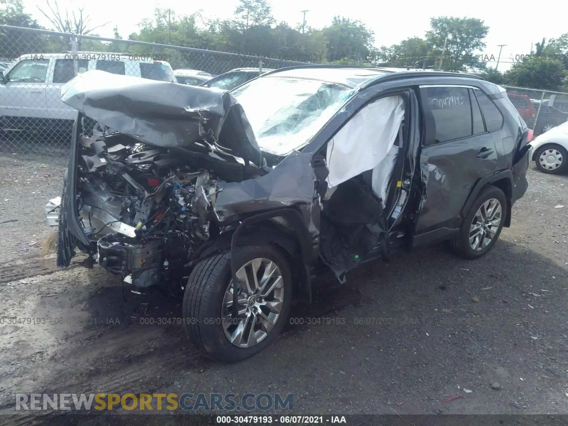 2 Photograph of a damaged car 2T3A1RFV7MC194344 TOYOTA RAV4 2021