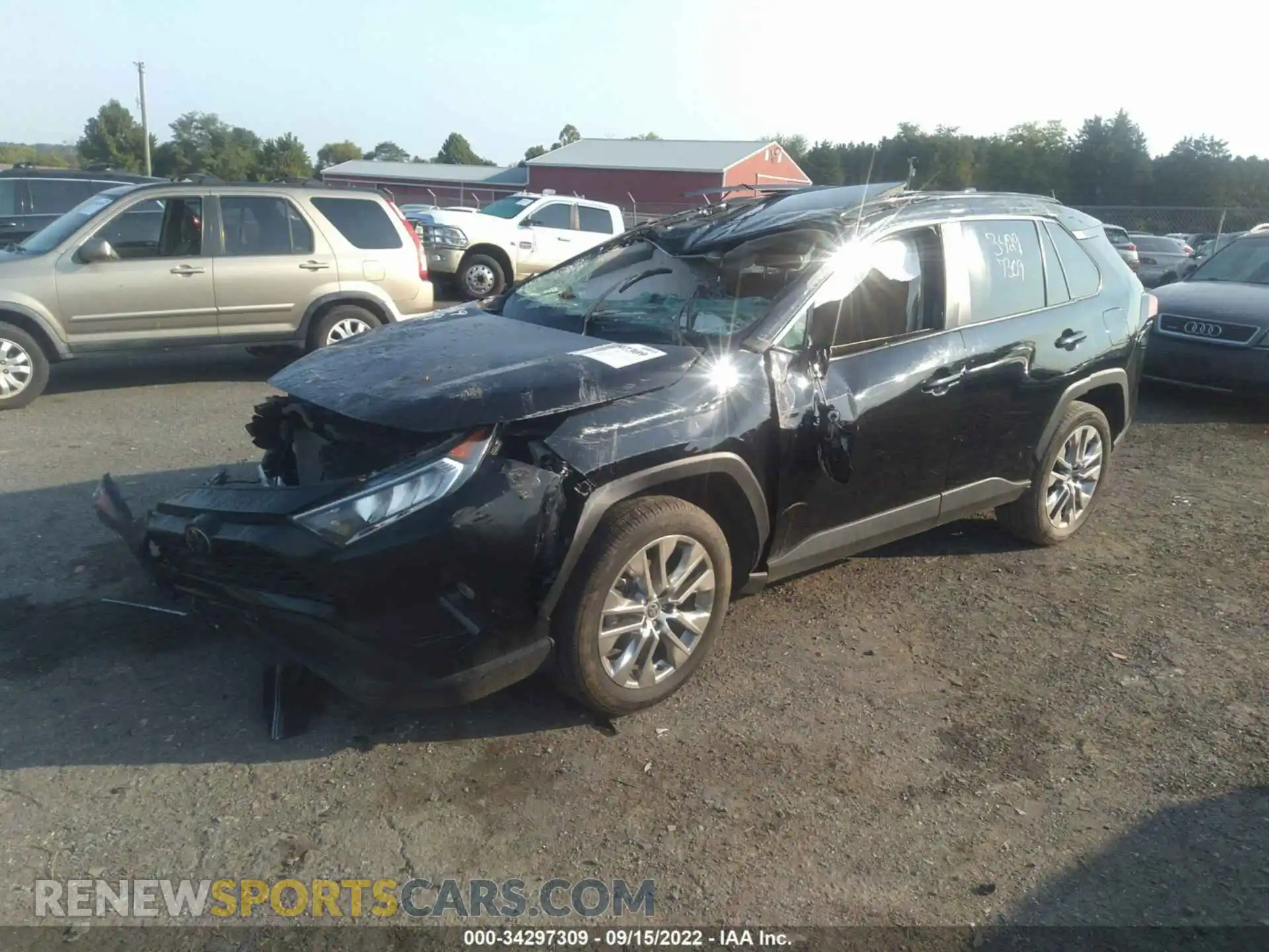2 Фотография поврежденного автомобиля 2T3A1RFV7MC197518 TOYOTA RAV4 2021