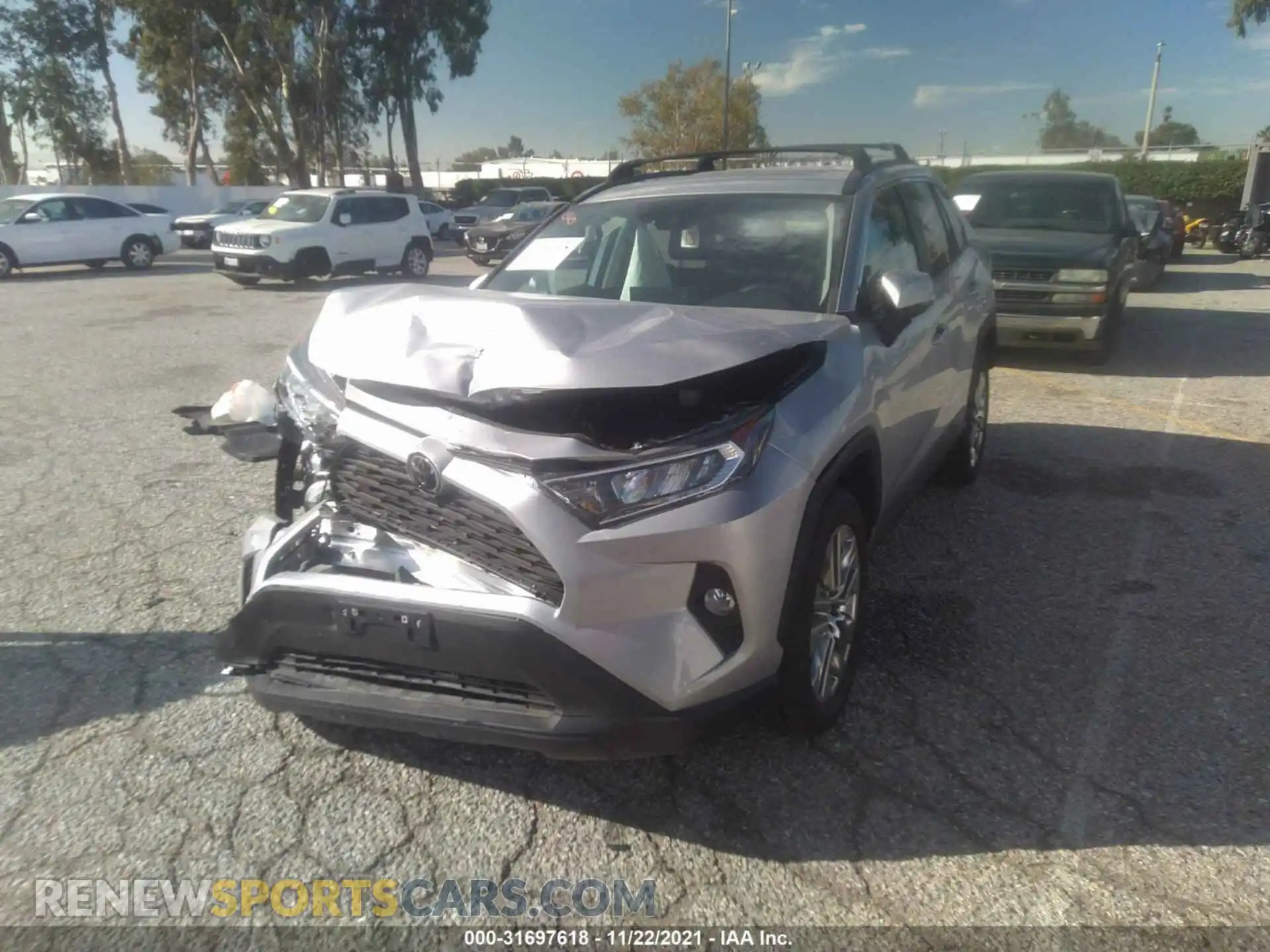 2 Photograph of a damaged car 2T3A1RFV7MC228394 TOYOTA RAV4 2021