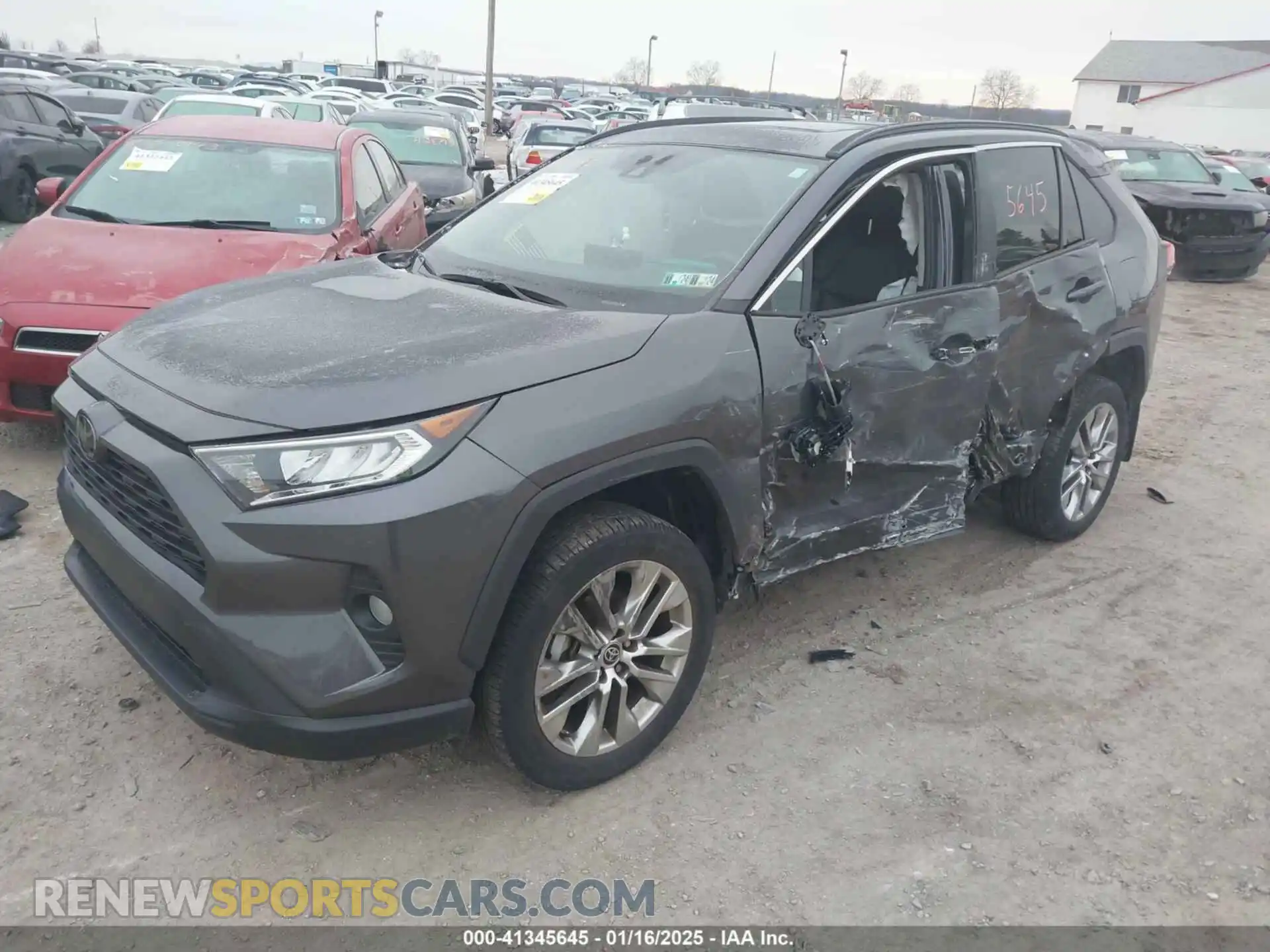 2 Photograph of a damaged car 2T3A1RFV7MW234453 TOYOTA RAV4 2021