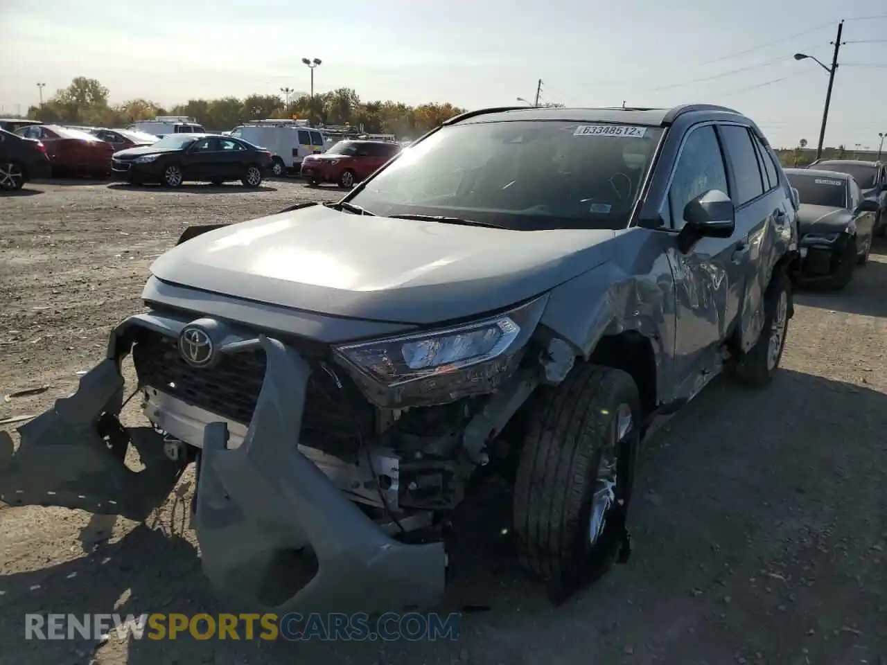2 Photograph of a damaged car 2T3A1RFV7MW247526 TOYOTA RAV4 2021