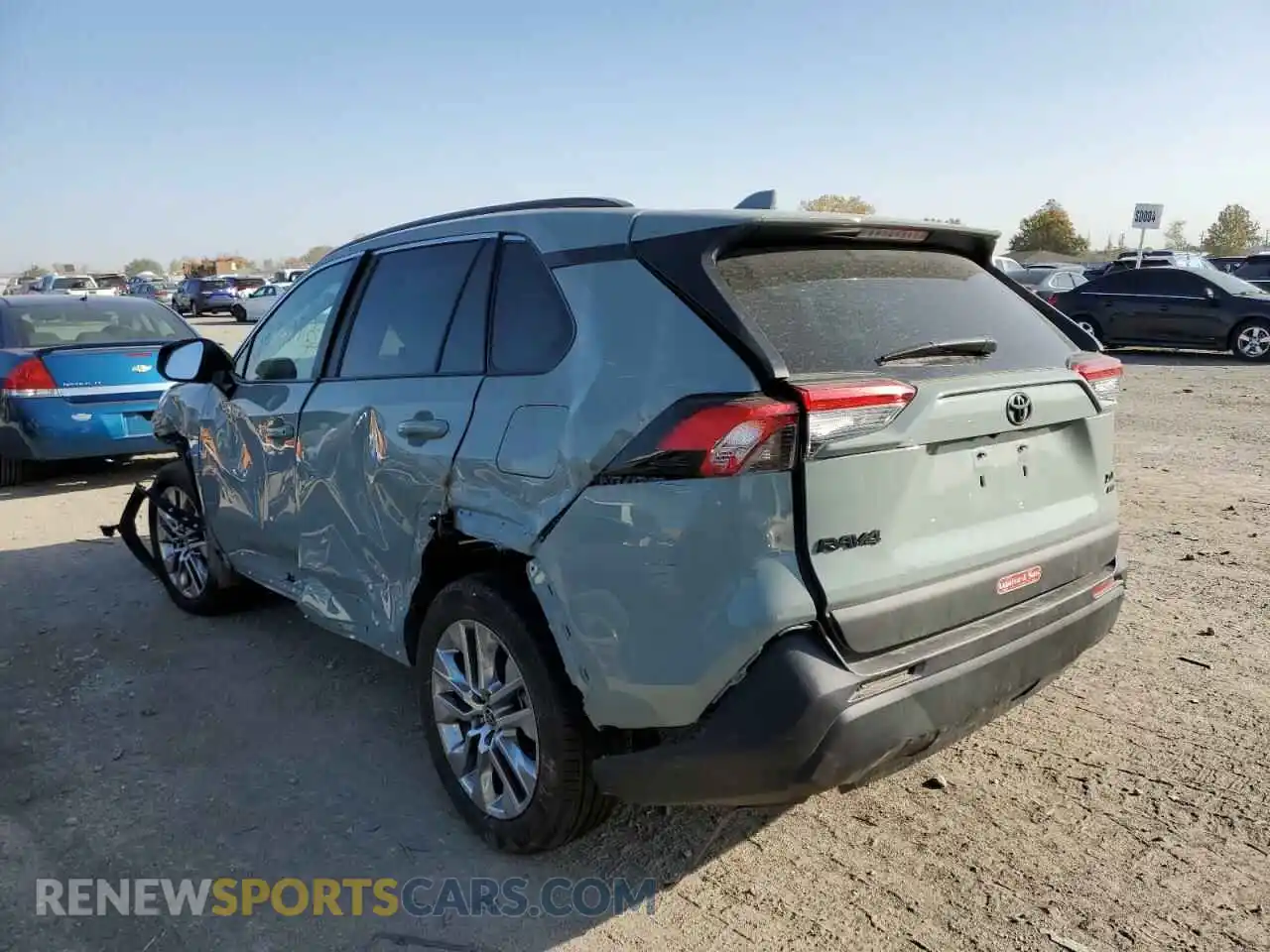 3 Photograph of a damaged car 2T3A1RFV7MW247526 TOYOTA RAV4 2021