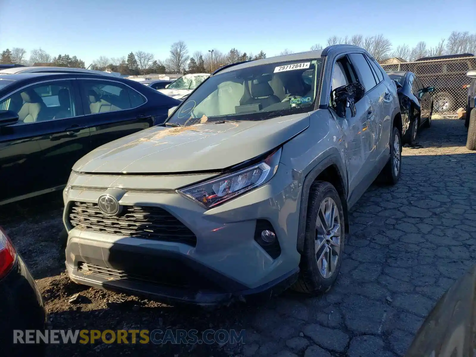 2 Photograph of a damaged car 2T3A1RFV8MC149820 TOYOTA RAV4 2021
