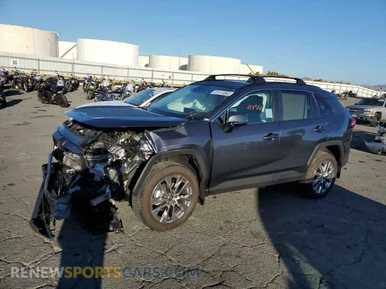 2 Photograph of a damaged car 2T3A1RFV8MC209983 TOYOTA RAV4 2021