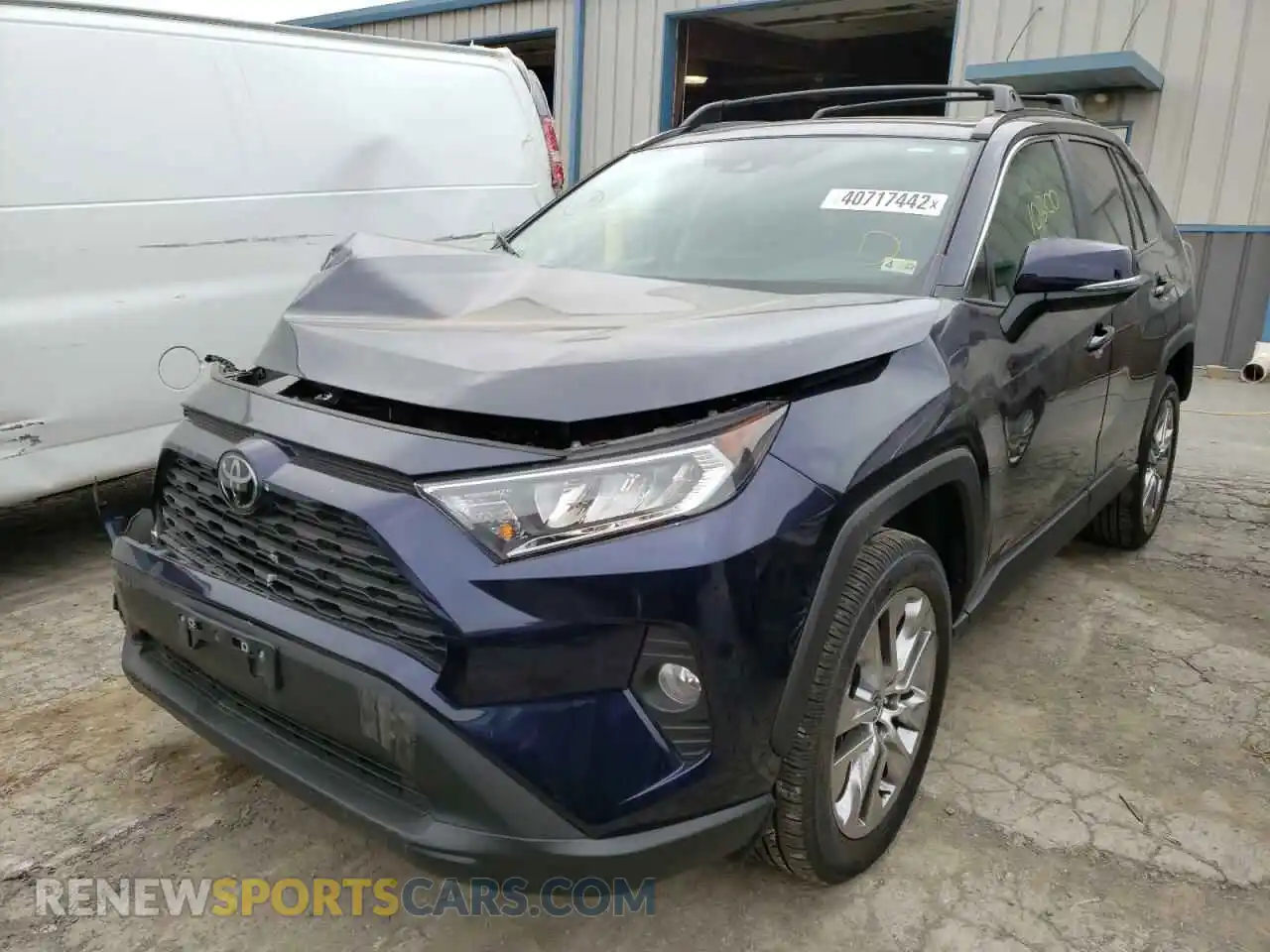 2 Photograph of a damaged car 2T3A1RFV8MW197526 TOYOTA RAV4 2021