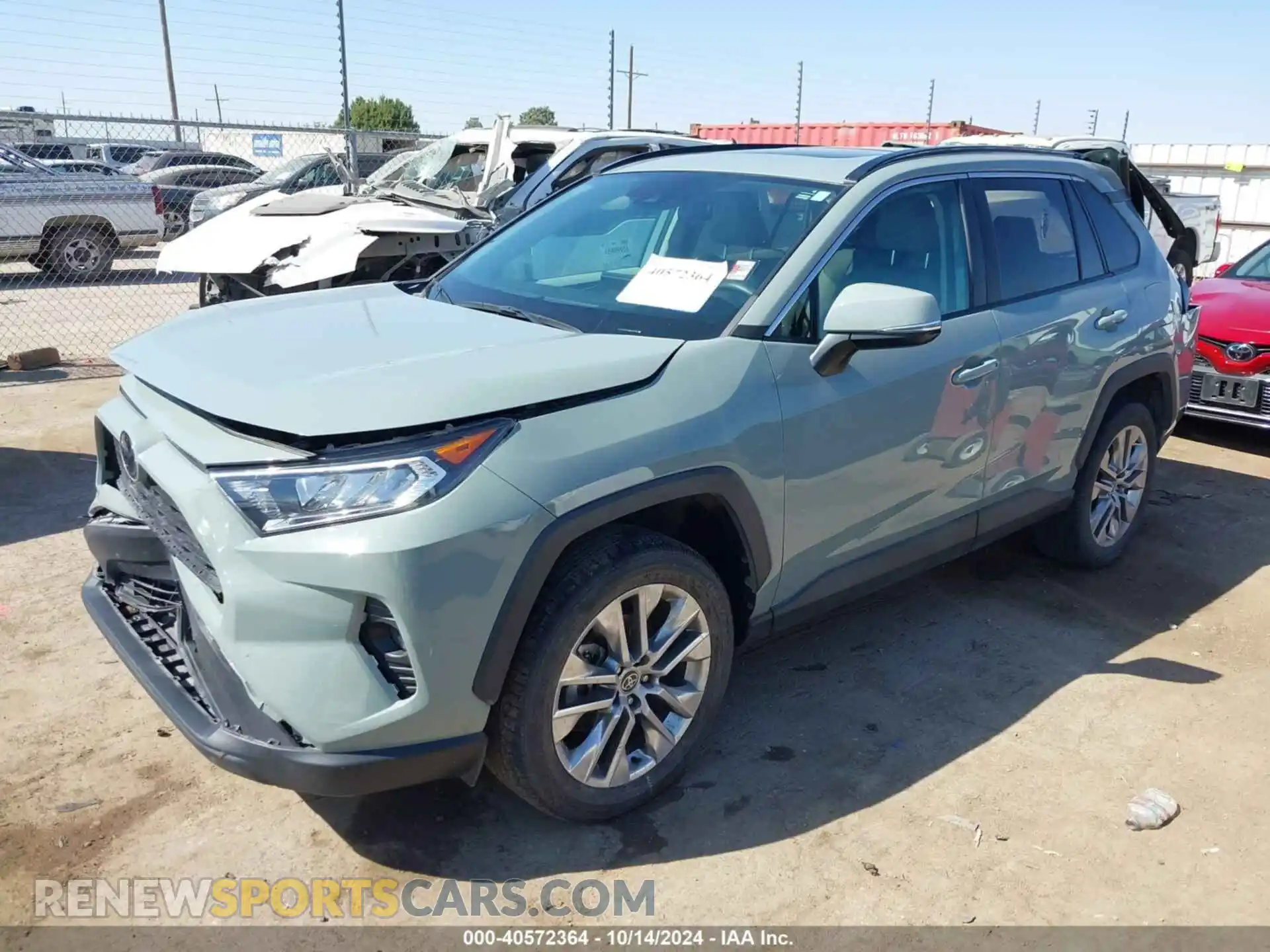 2 fotografías del automóvil dañado 2T3A1RFV8MW213935 TOYOTA RAV4 2021