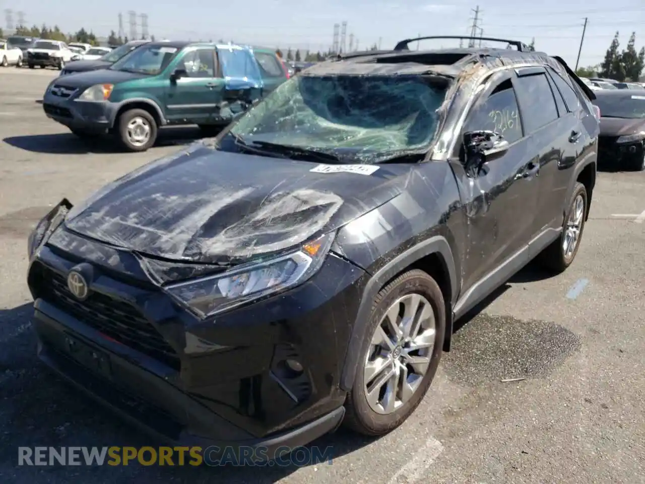 2 Photograph of a damaged car 2T3A1RFV9MC153889 TOYOTA RAV4 2021