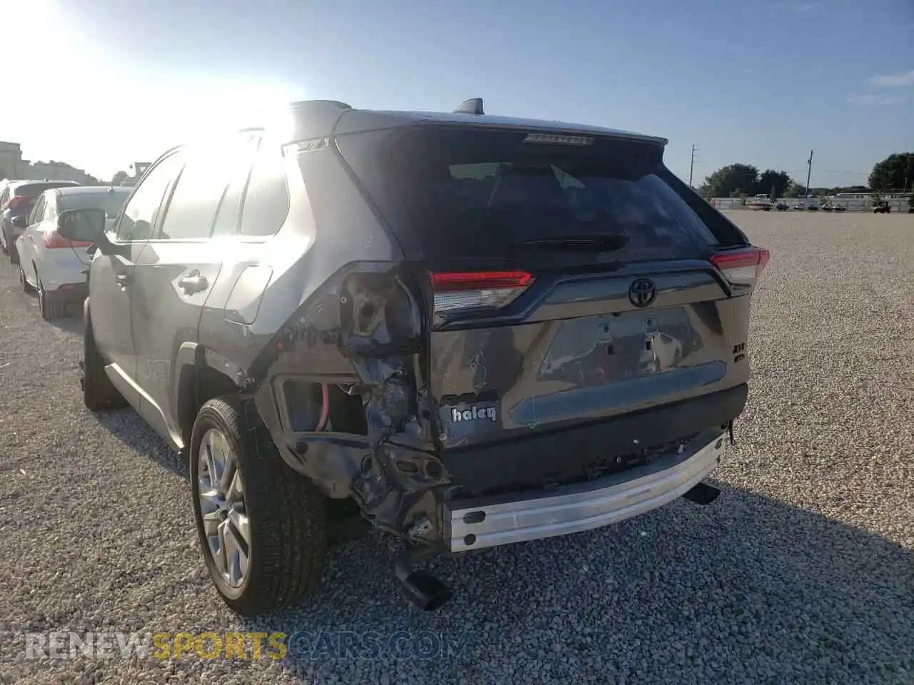 3 Photograph of a damaged car 2T3A1RFV9MC191266 TOYOTA RAV4 2021