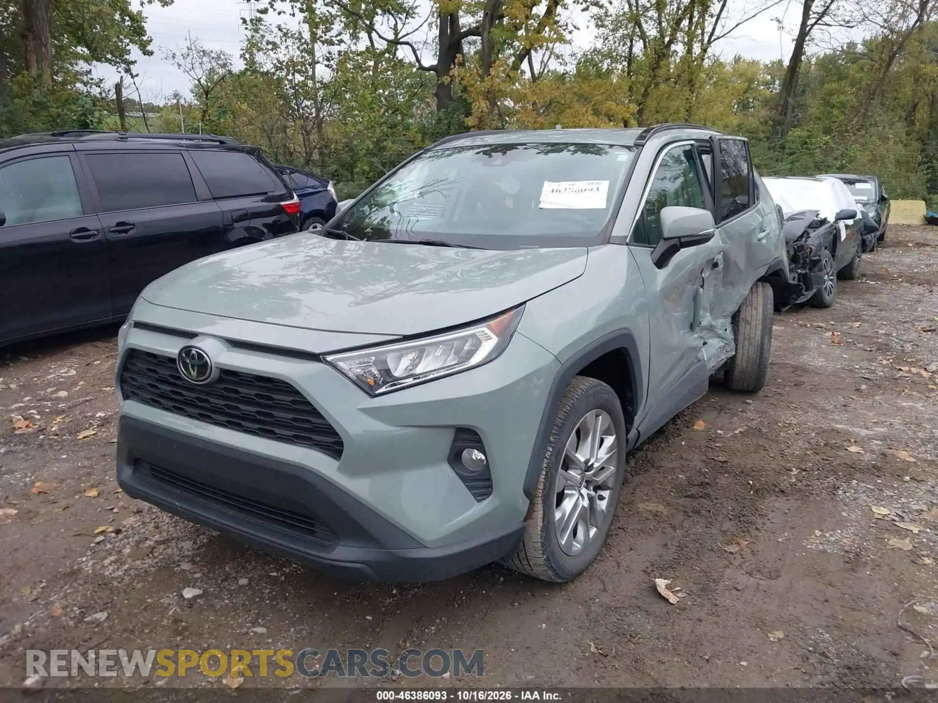 2 fotografías del automóvil dañado 2T3A1RFV9MW184364 TOYOTA RAV4 2021