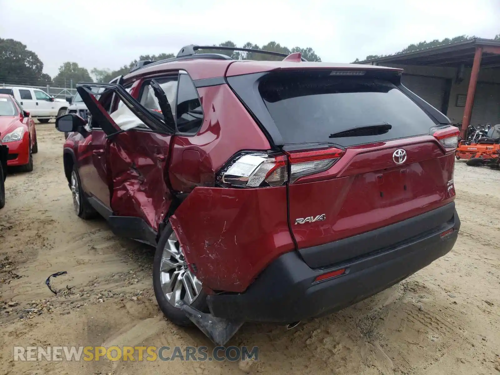 3 Photograph of a damaged car 2T3A1RFV9MW187314 TOYOTA RAV4 2021