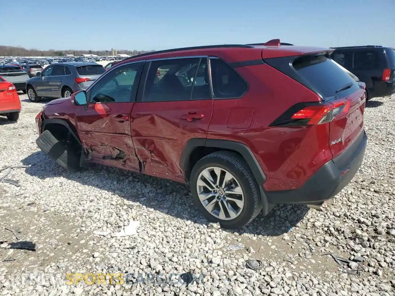 2 Photograph of a damaged car 2T3A1RFV9MW204600 TOYOTA RAV4 2021