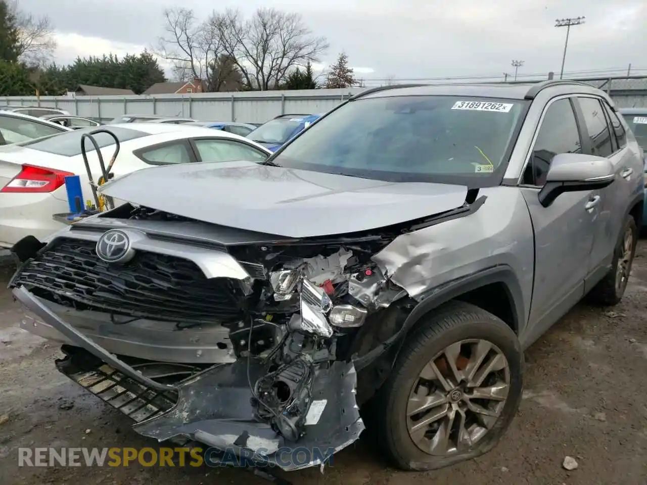 2 Photograph of a damaged car 2T3A1RFVXMC181488 TOYOTA RAV4 2021
