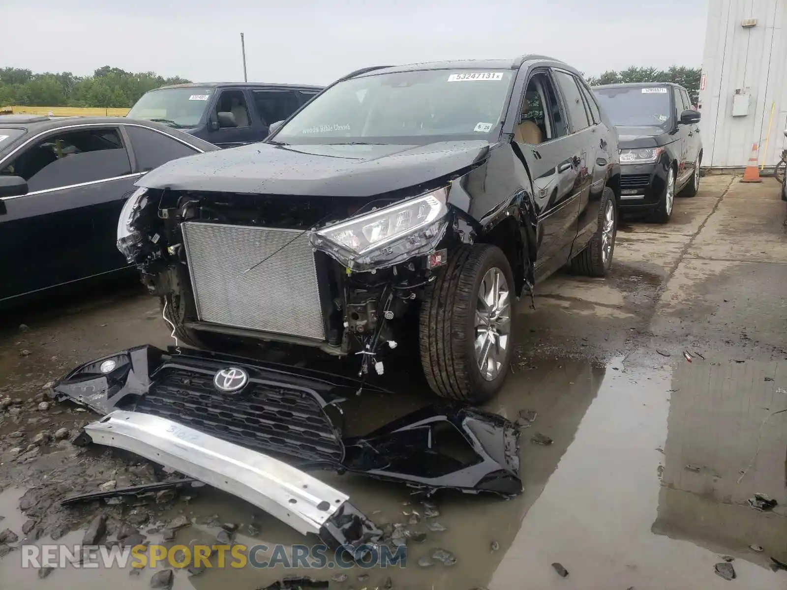 2 Photograph of a damaged car 2T3A1RFVXMC202727 TOYOTA RAV4 2021