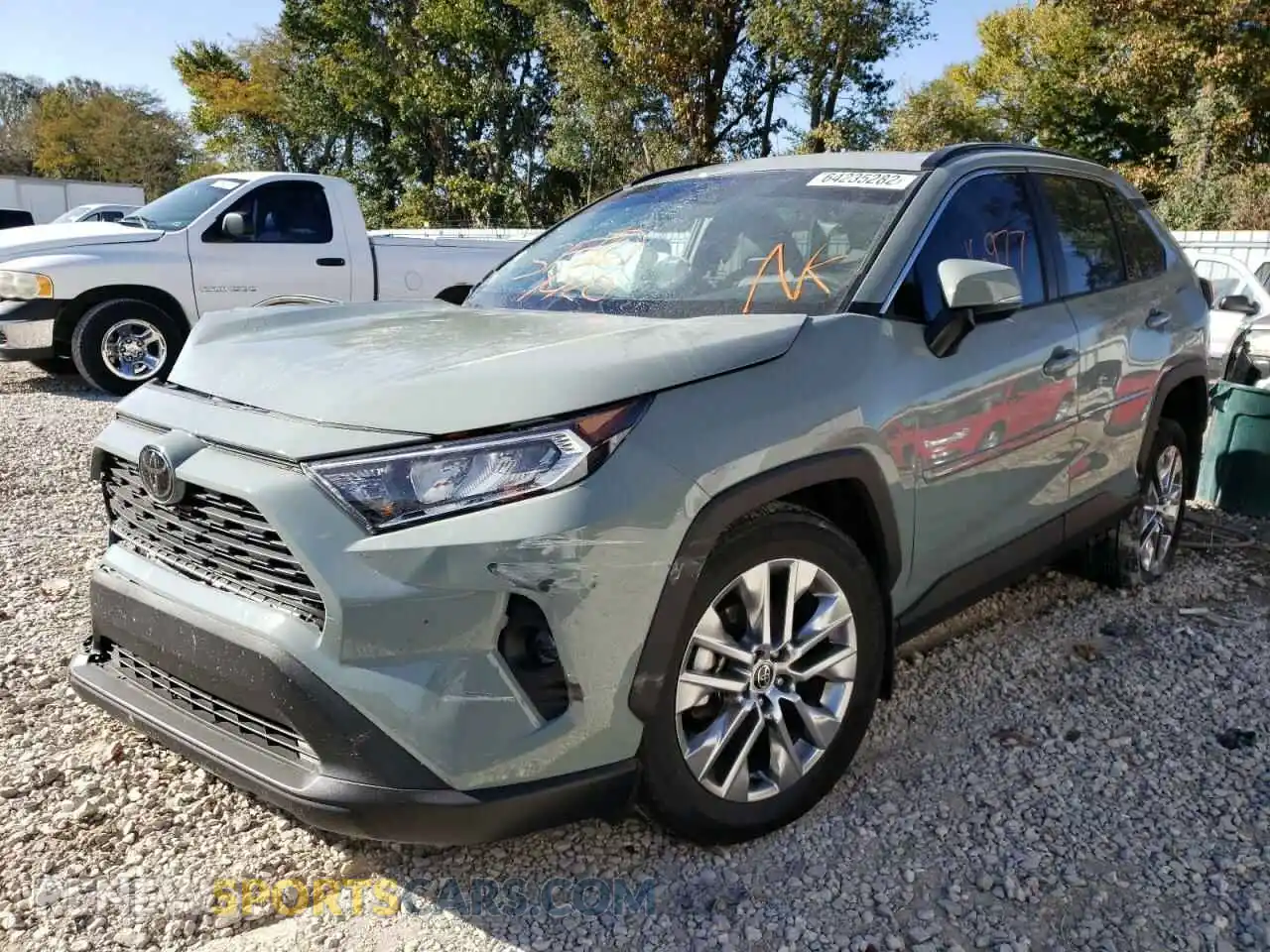 2 Photograph of a damaged car 2T3A1RFVXMW195390 TOYOTA RAV4 2021