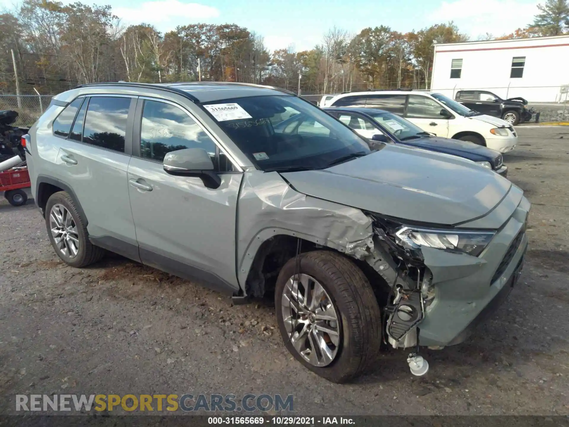 1 Photograph of a damaged car 2T3A1RFVXMW198192 TOYOTA RAV4 2021