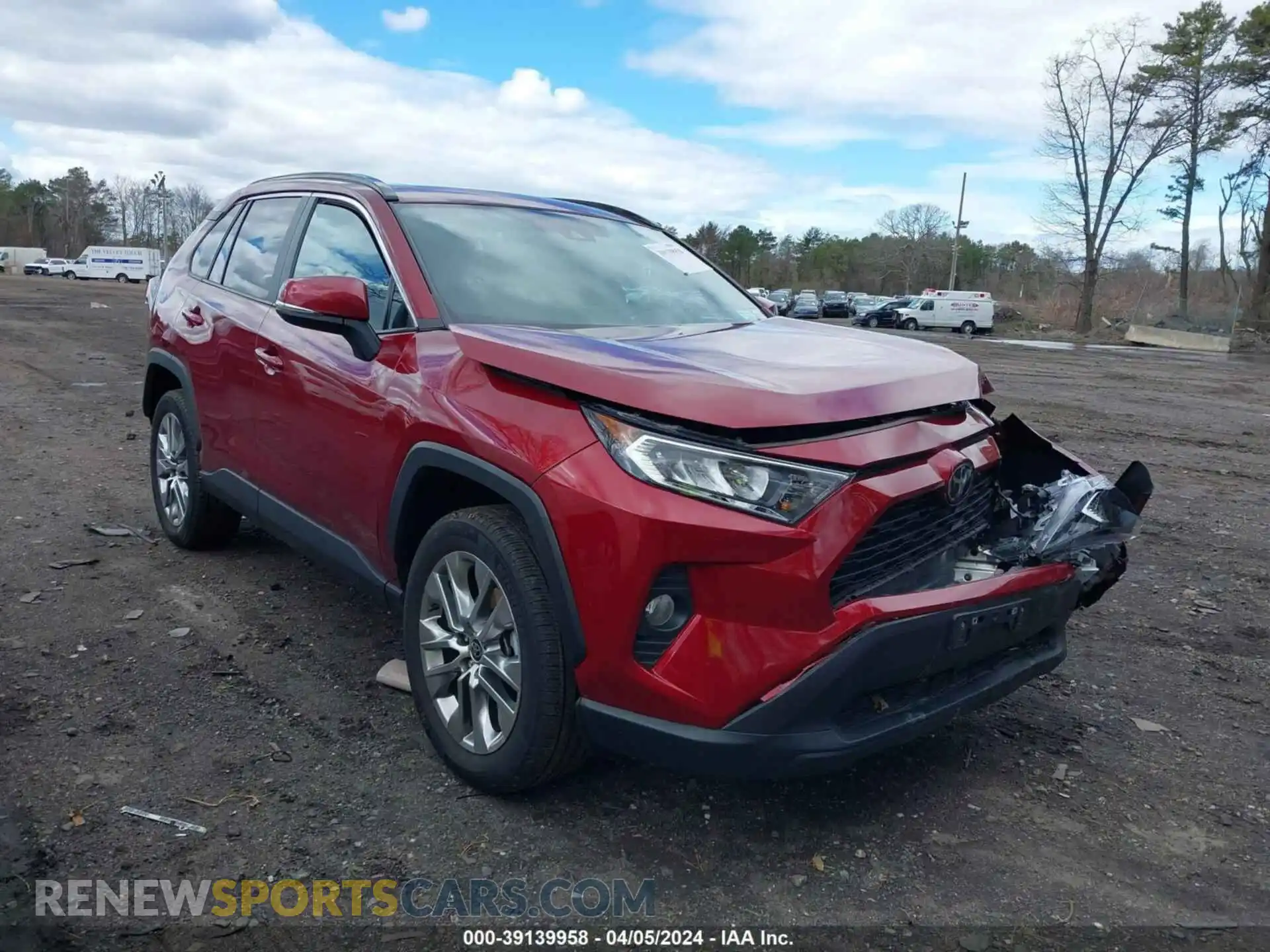 1 Photograph of a damaged car 2T3A1RFVXMW246368 TOYOTA RAV4 2021