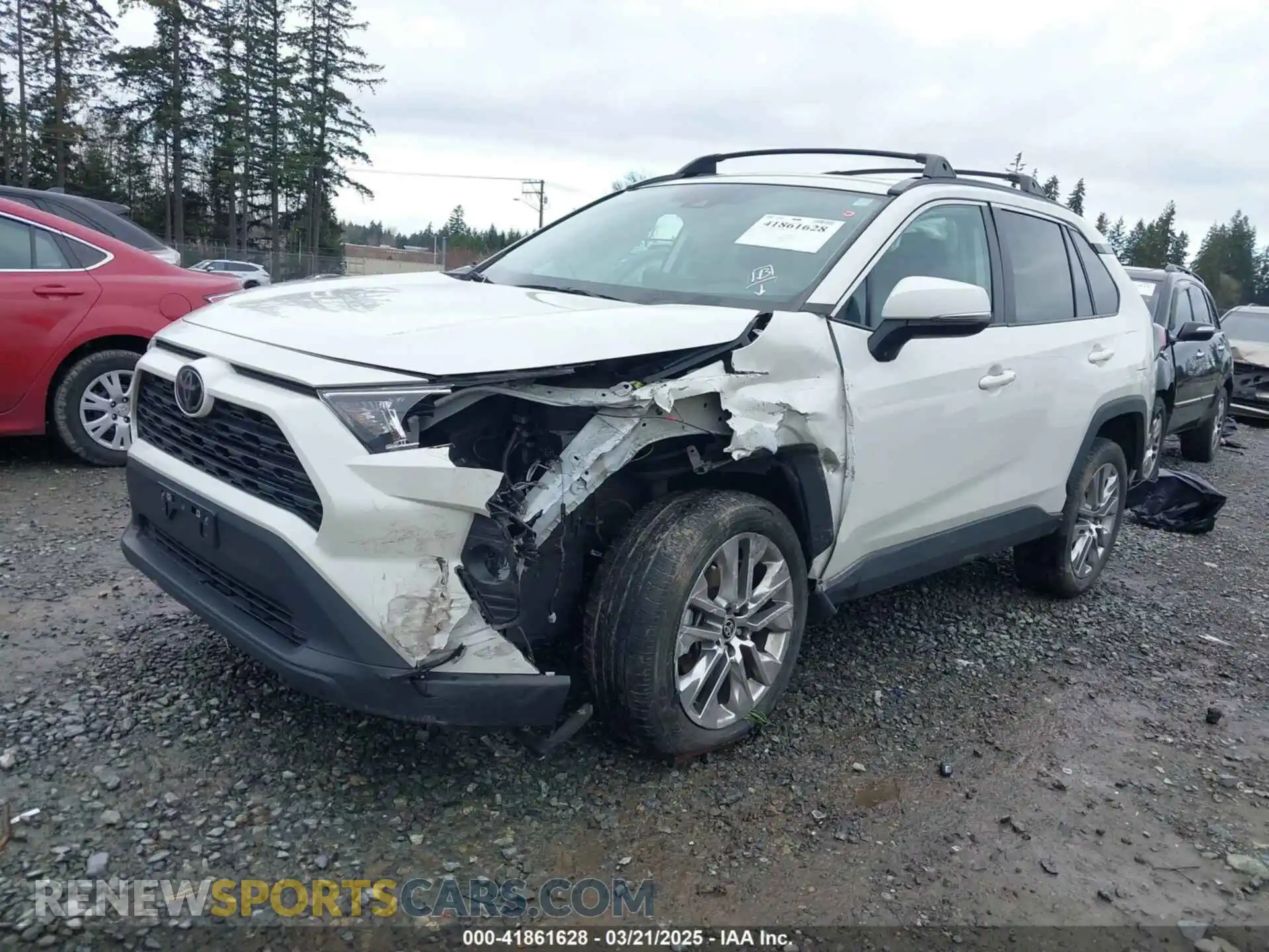 2 Photograph of a damaged car 2T3A1RFVXMW246421 TOYOTA RAV4 2021