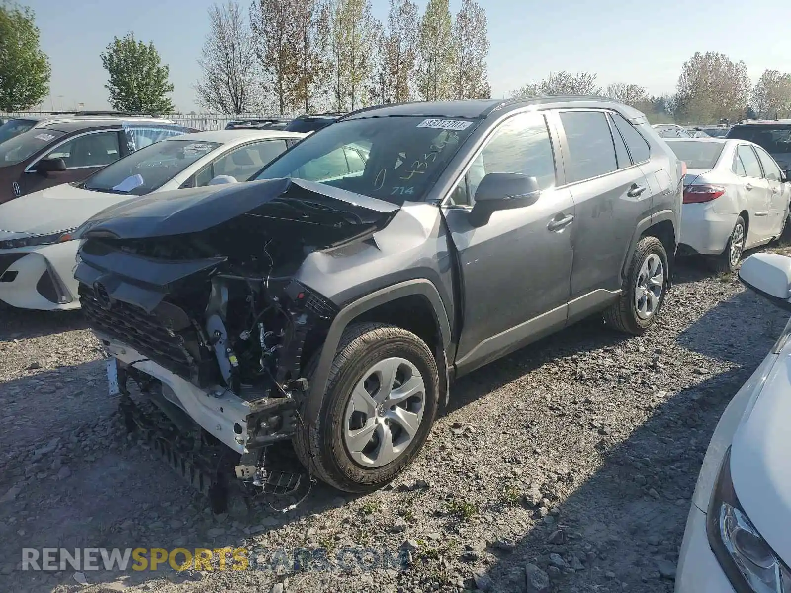 2 Photograph of a damaged car 2T3B1RFV1MC185465 TOYOTA RAV4 2021