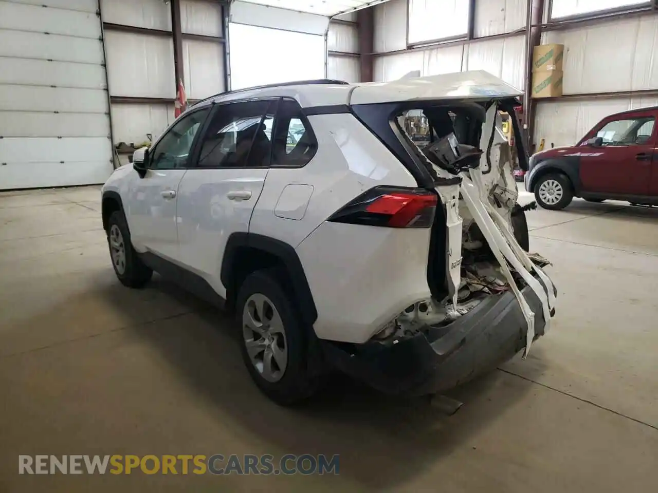 3 fotografías del automóvil dañado 2T3B1RFV3MC222693 TOYOTA RAV4 2021