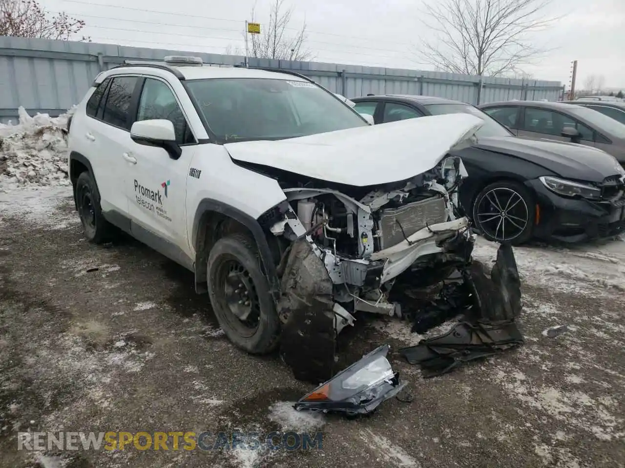 1 fotografías del automóvil dañado 2T3B1RFV4MC186755 TOYOTA RAV4 2021