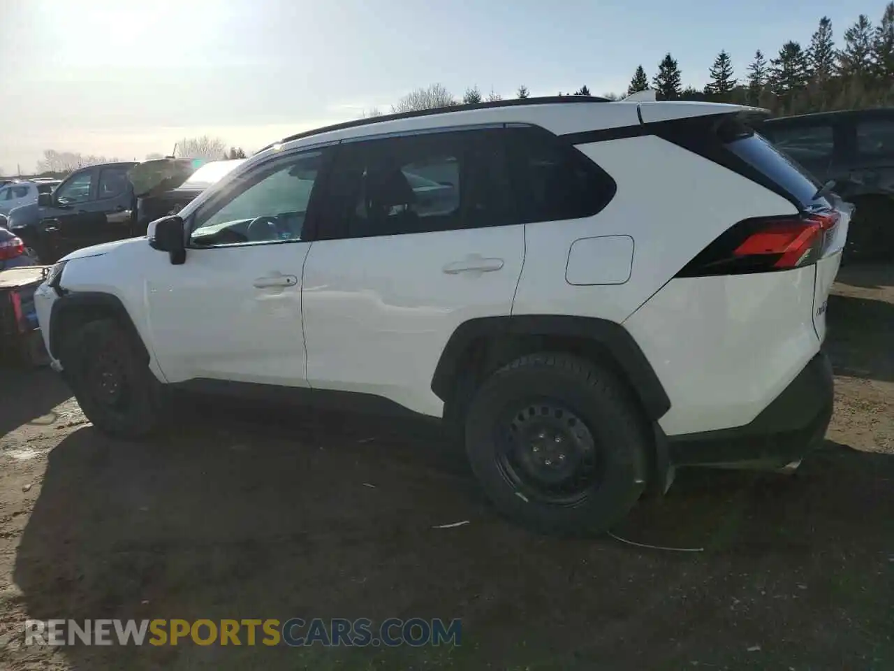 2 Photograph of a damaged car 2T3B1RFV6MC195635 TOYOTA RAV4 2021