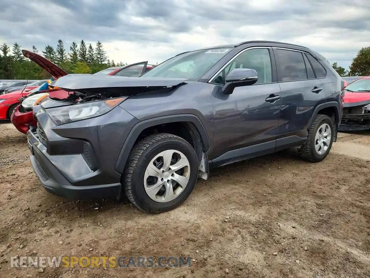 1 Photograph of a damaged car 2T3B1RFV8MC185754 TOYOTA RAV4 2021
