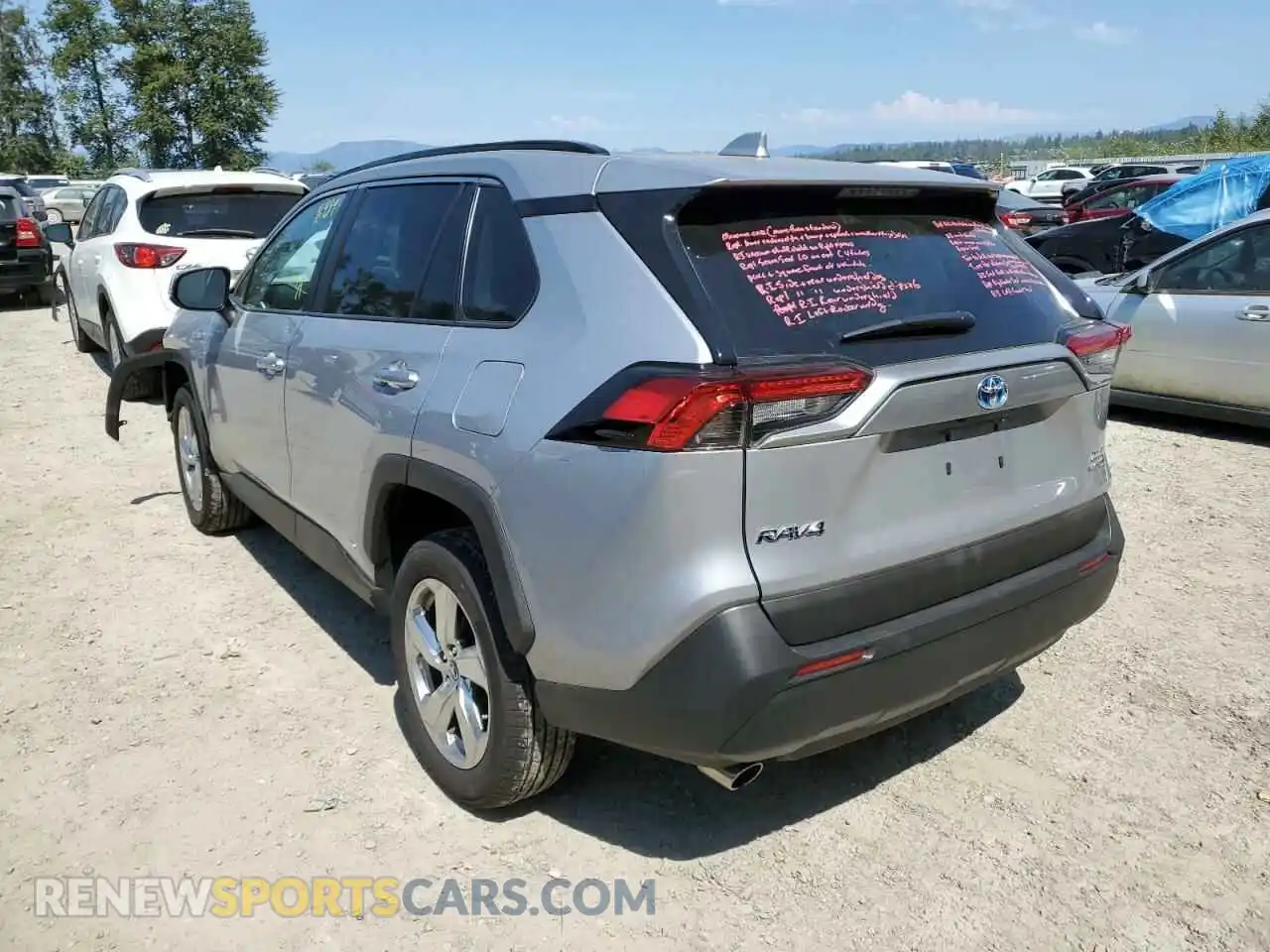 3 Photograph of a damaged car 2T3B6RFV1MW002324 TOYOTA RAV4 2021