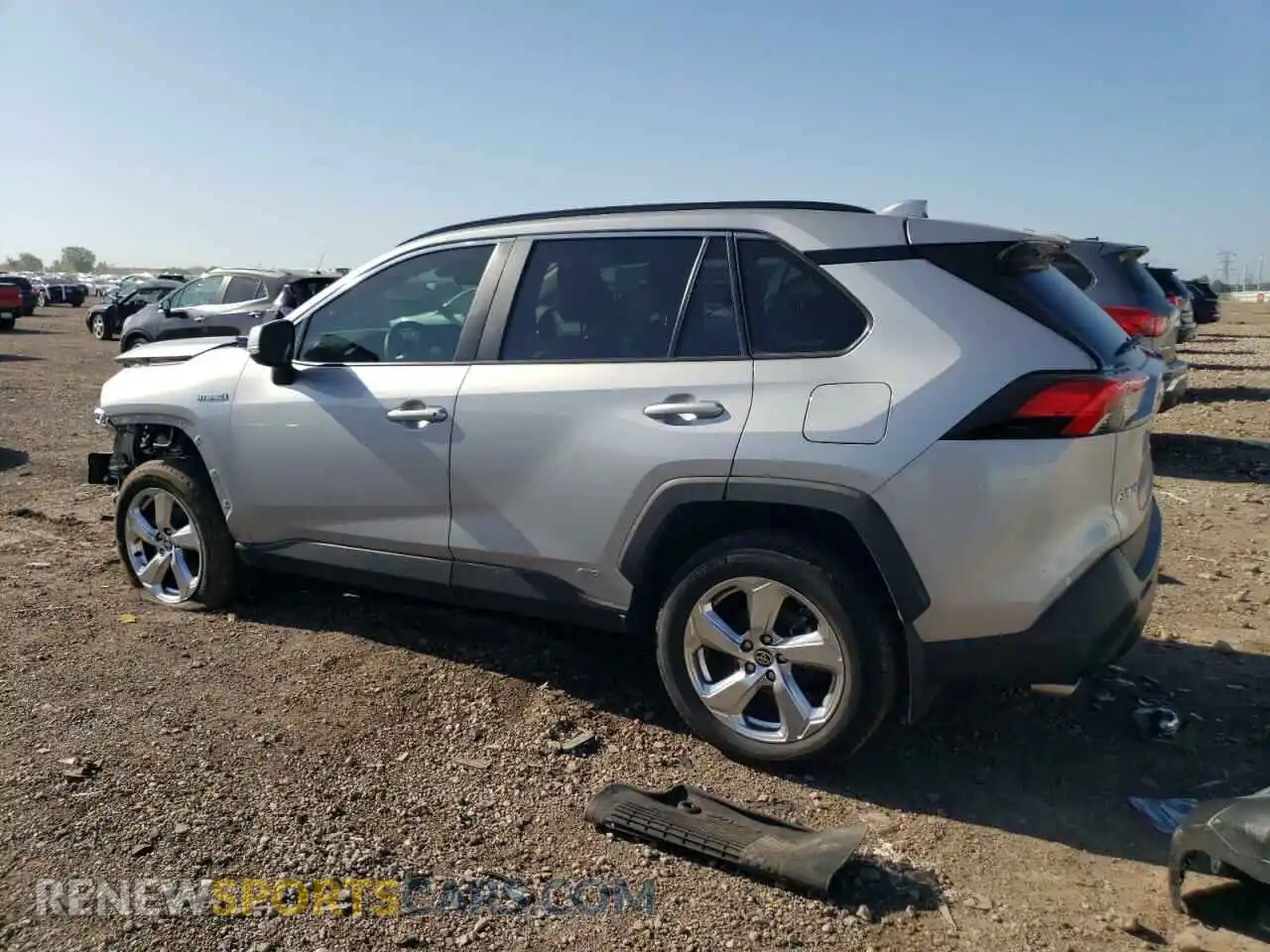 2 Photograph of a damaged car 2T3B6RFV7MW019757 TOYOTA RAV4 2021