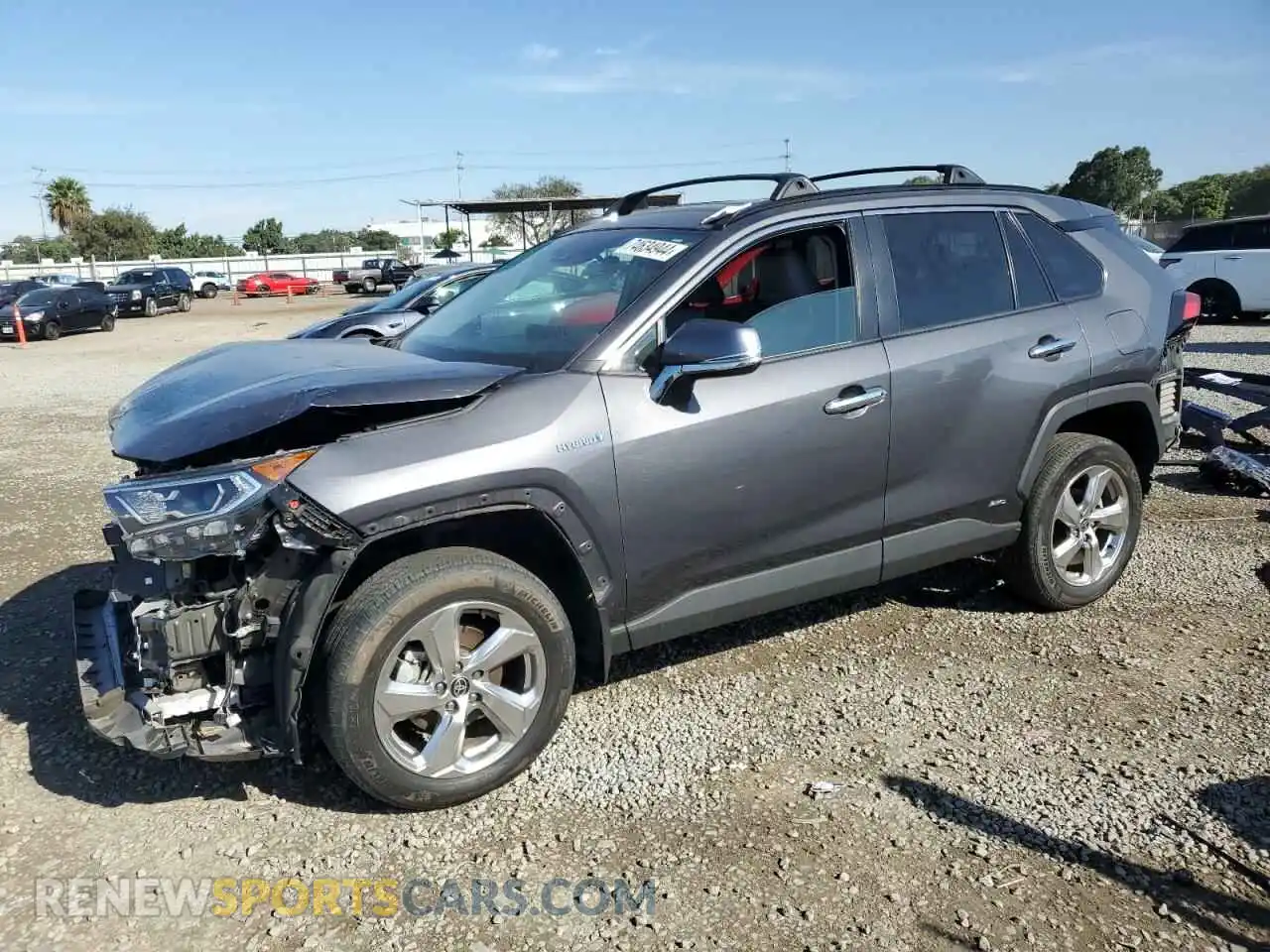 1 Photograph of a damaged car 2T3B6RFV9MW018562 TOYOTA RAV4 2021