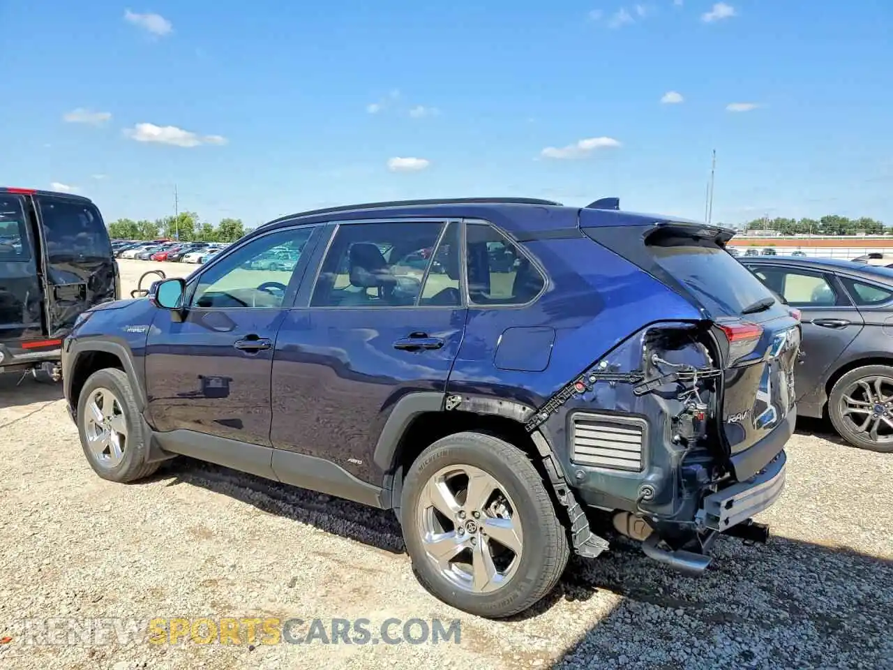 2 Photograph of a damaged car 2T3B6RFV9MW019615 TOYOTA RAV4 2021
