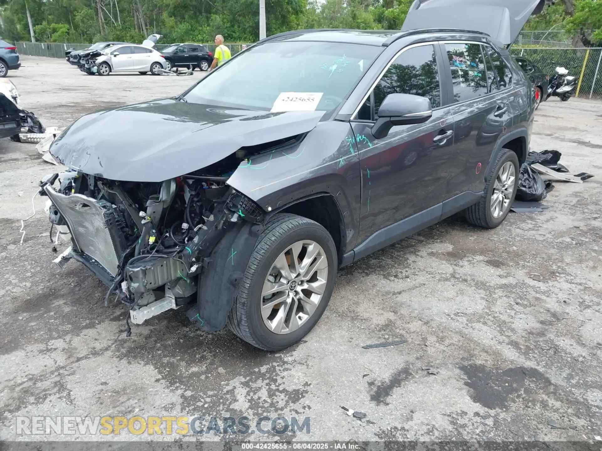 2 Photograph of a damaged car 2T3C1RFV0MC171416 TOYOTA RAV4 2021