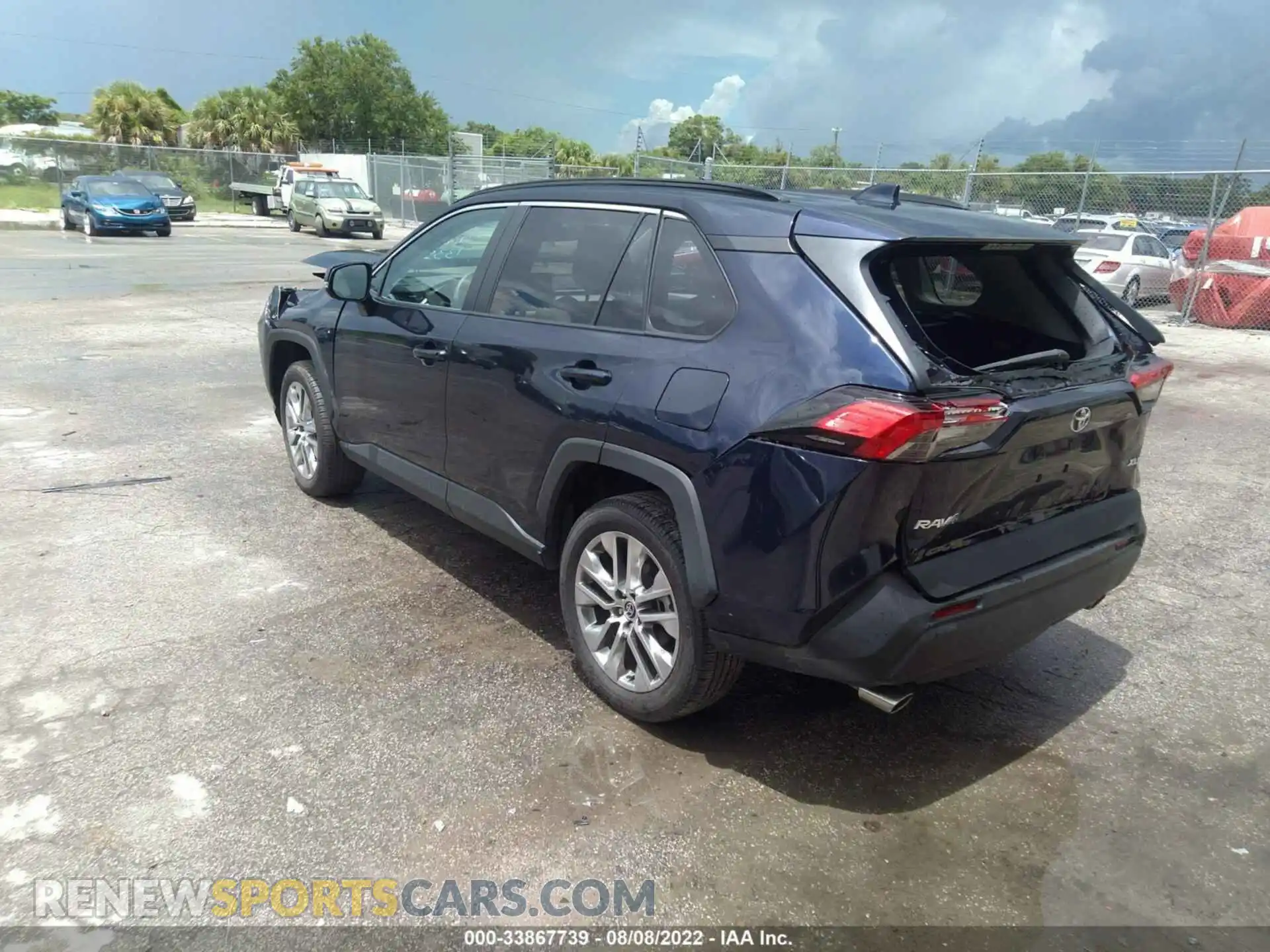 3 fotografías del automóvil dañado 2T3C1RFV0MW133537 TOYOTA RAV4 2021