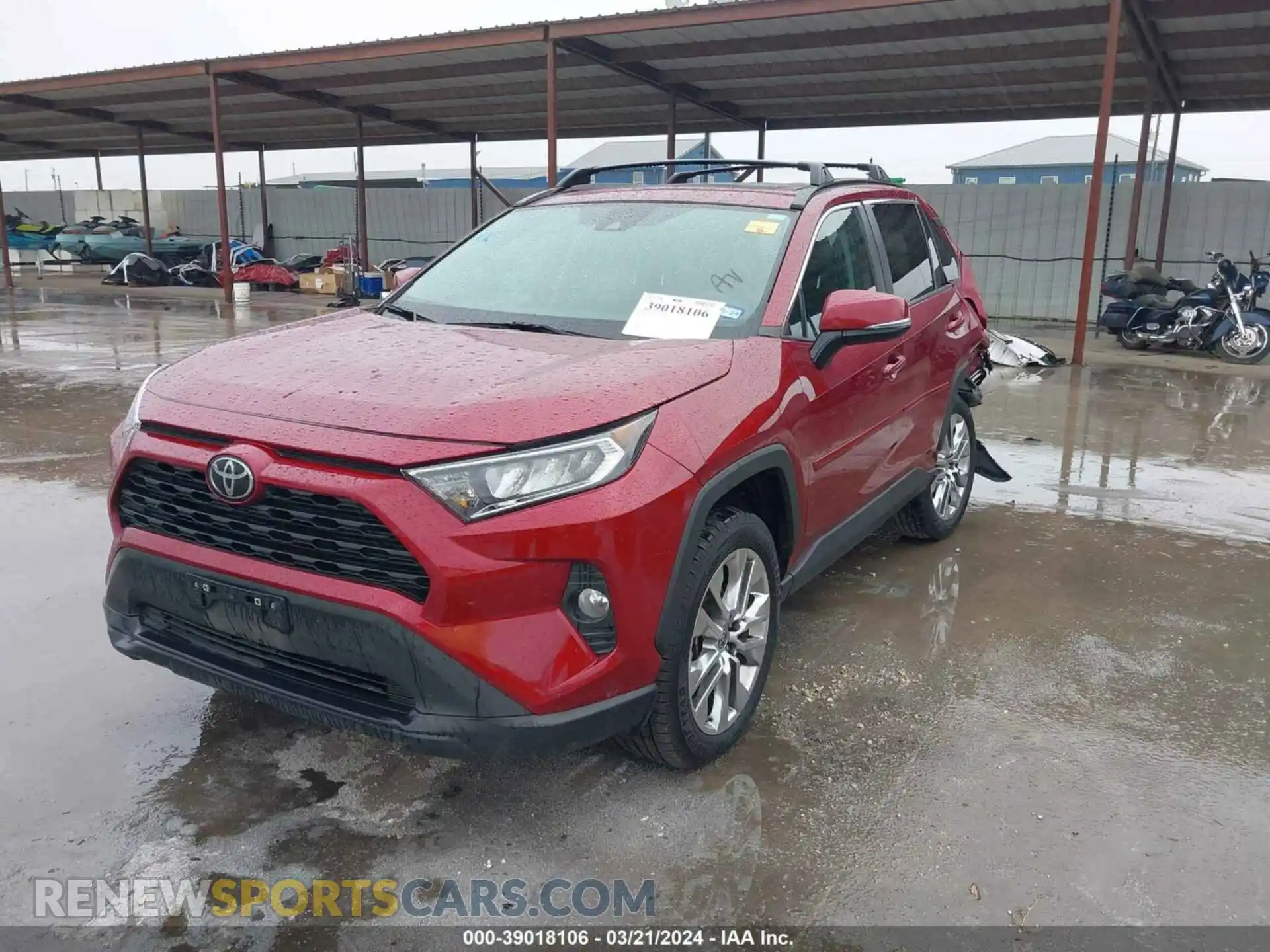 2 Photograph of a damaged car 2T3C1RFV0MW148782 TOYOTA RAV4 2021