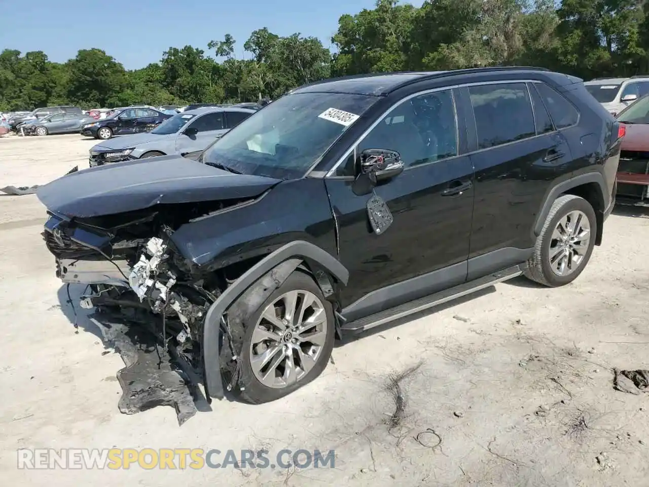 1 Photograph of a damaged car 2T3C1RFV0MW168143 TOYOTA RAV4 2021