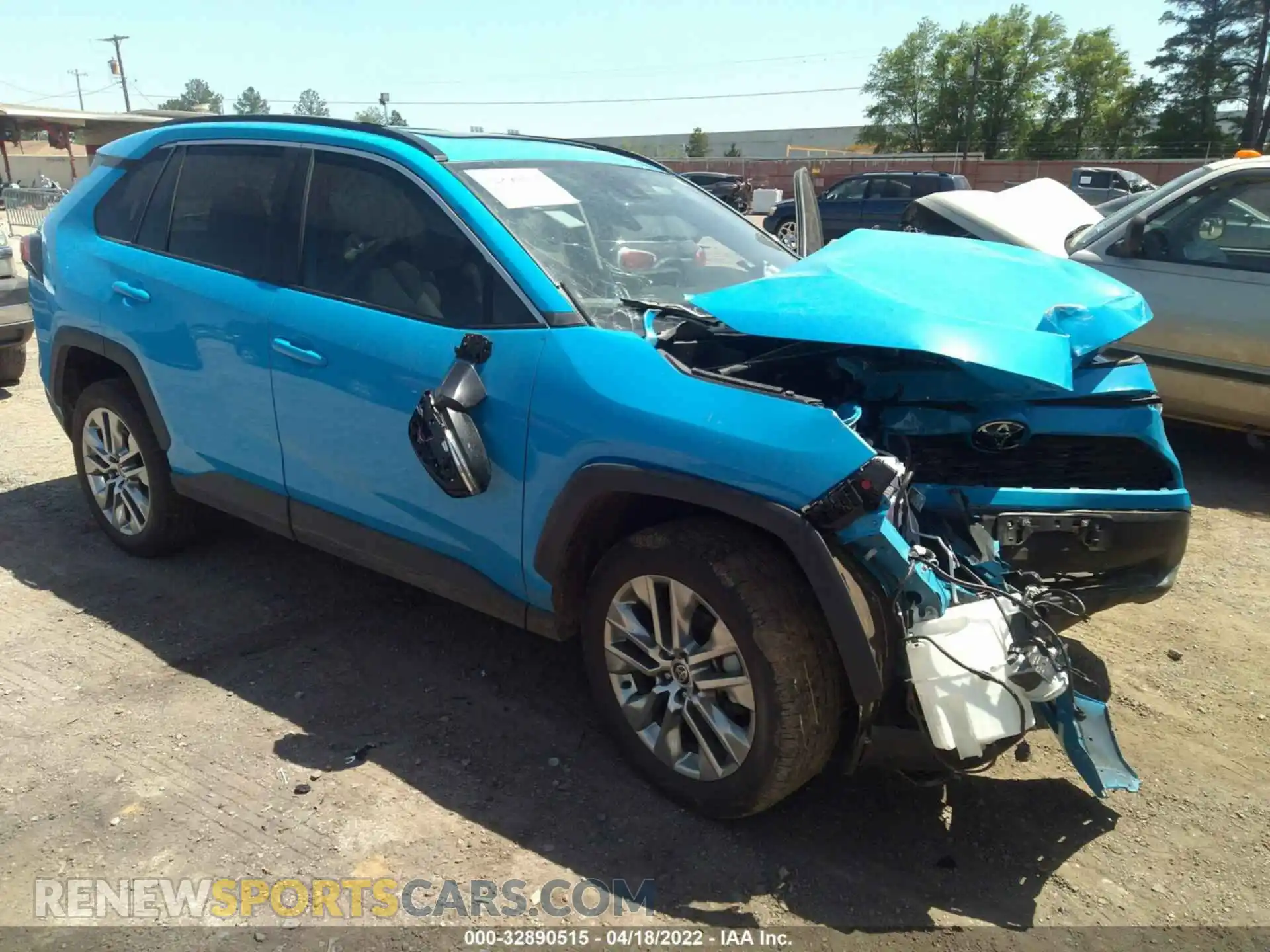 1 Photograph of a damaged car 2T3C1RFV0MW174119 TOYOTA RAV4 2021