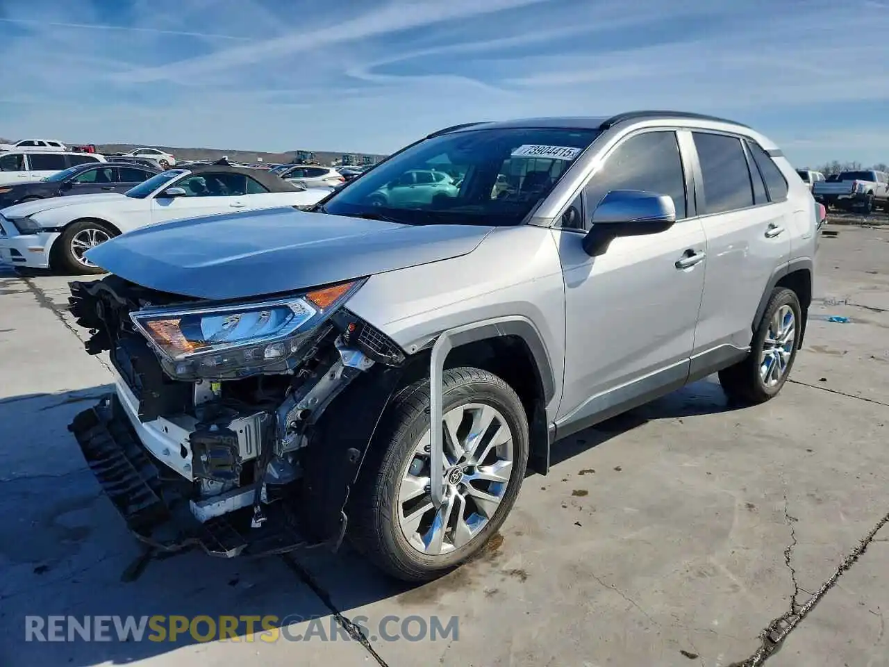 1 Photograph of a damaged car 2T3C1RFV1MC108826 TOYOTA RAV4 2021