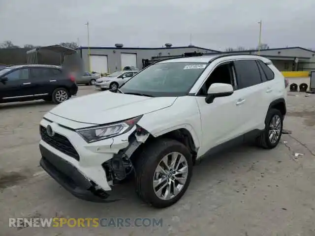 1 Photograph of a damaged car 2T3C1RFV1MW132817 TOYOTA RAV4 2021