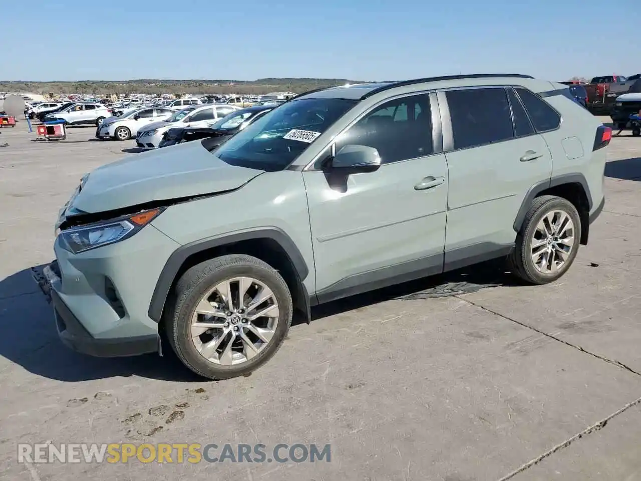1 Photograph of a damaged car 2T3C1RFV1MW166921 TOYOTA RAV4 2021