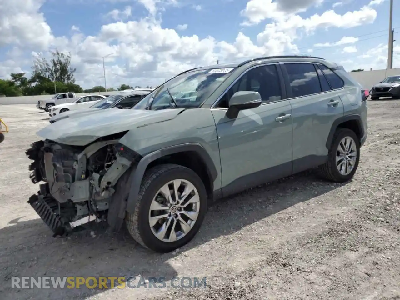 1 fotografías del automóvil dañado 2T3C1RFV2MW132387 TOYOTA RAV4 2021